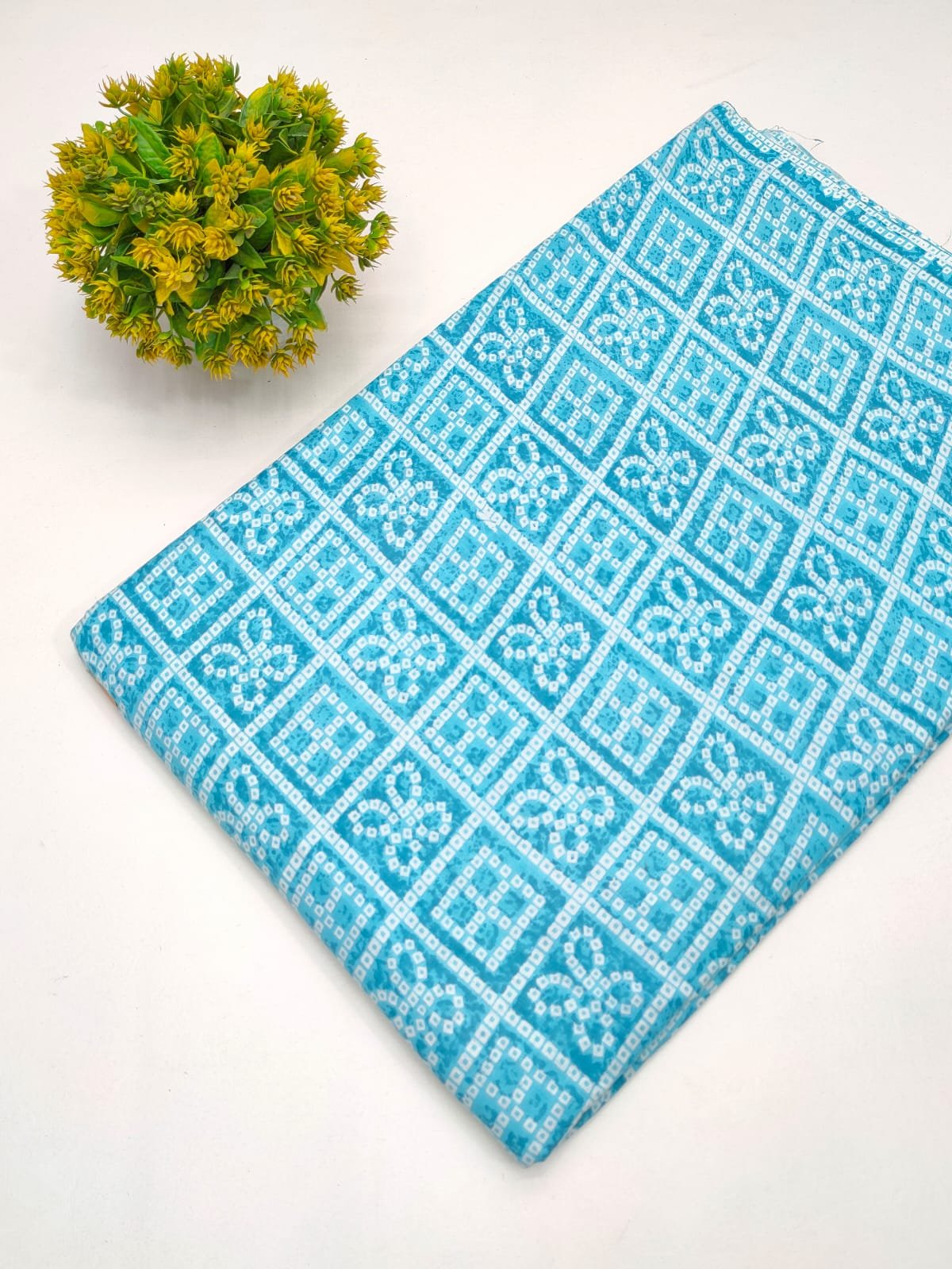 Sanganeri Cotton Fabric Dress material for kurtis salwar and churidar