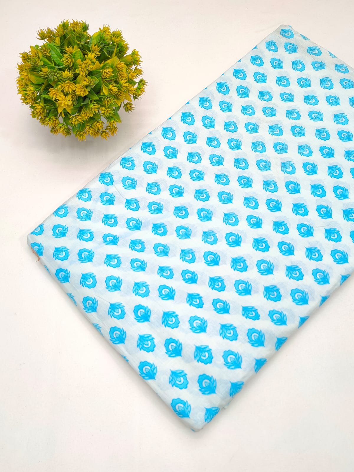 Sanganeri Cotton Fabric Dress material for kurtis salwar and churidar