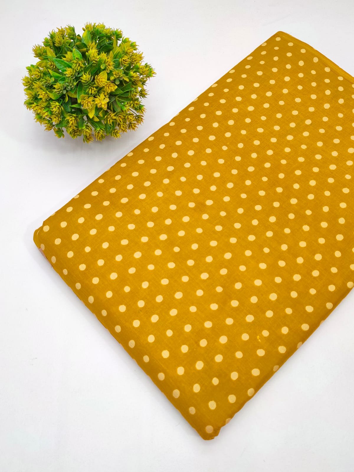 Cotton fabric dress material from sanganeri print with screen printing