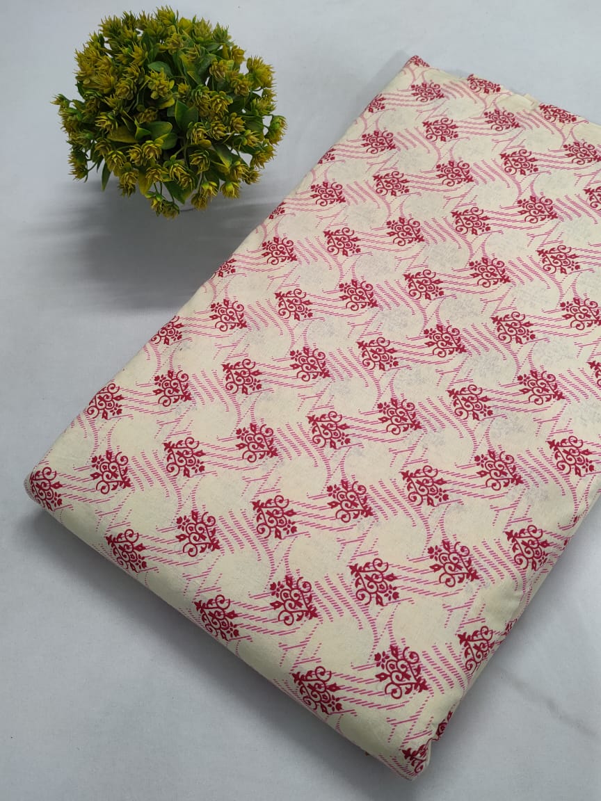 Pure Cotton Fabric Dress material