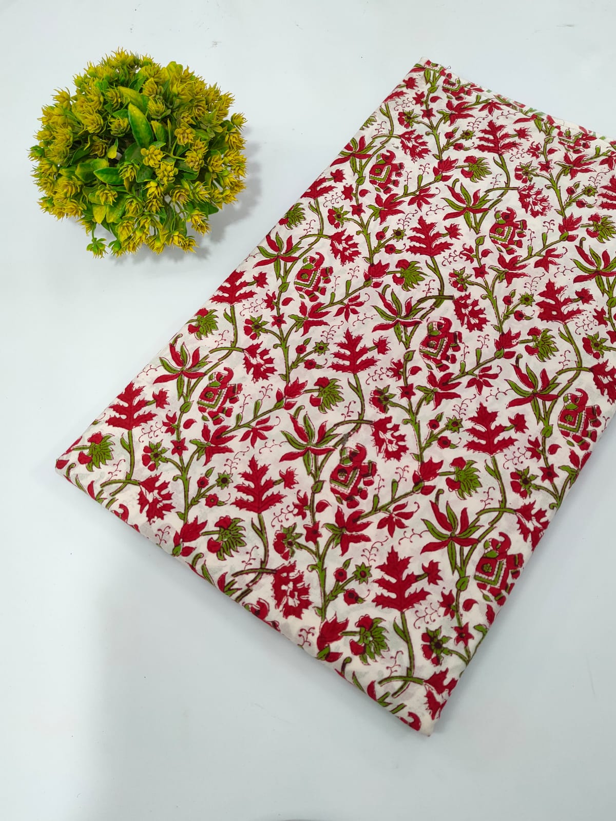 Hand Block Pure Cotton Dress material