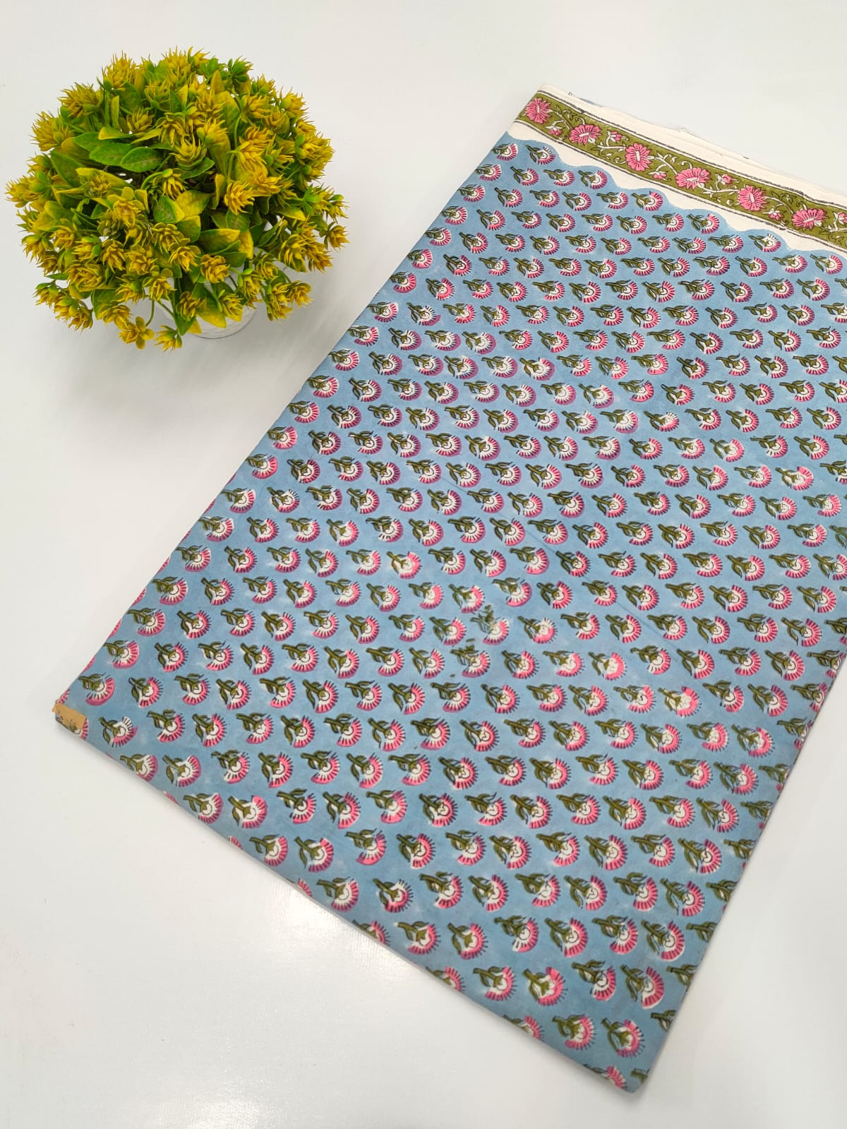 Hand Block Pure Cotton Dress material