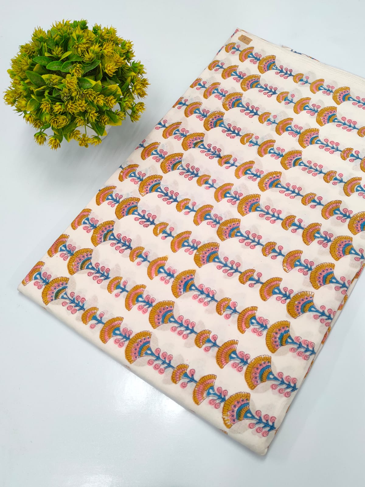 Hand Block Pure Cotton Dress material