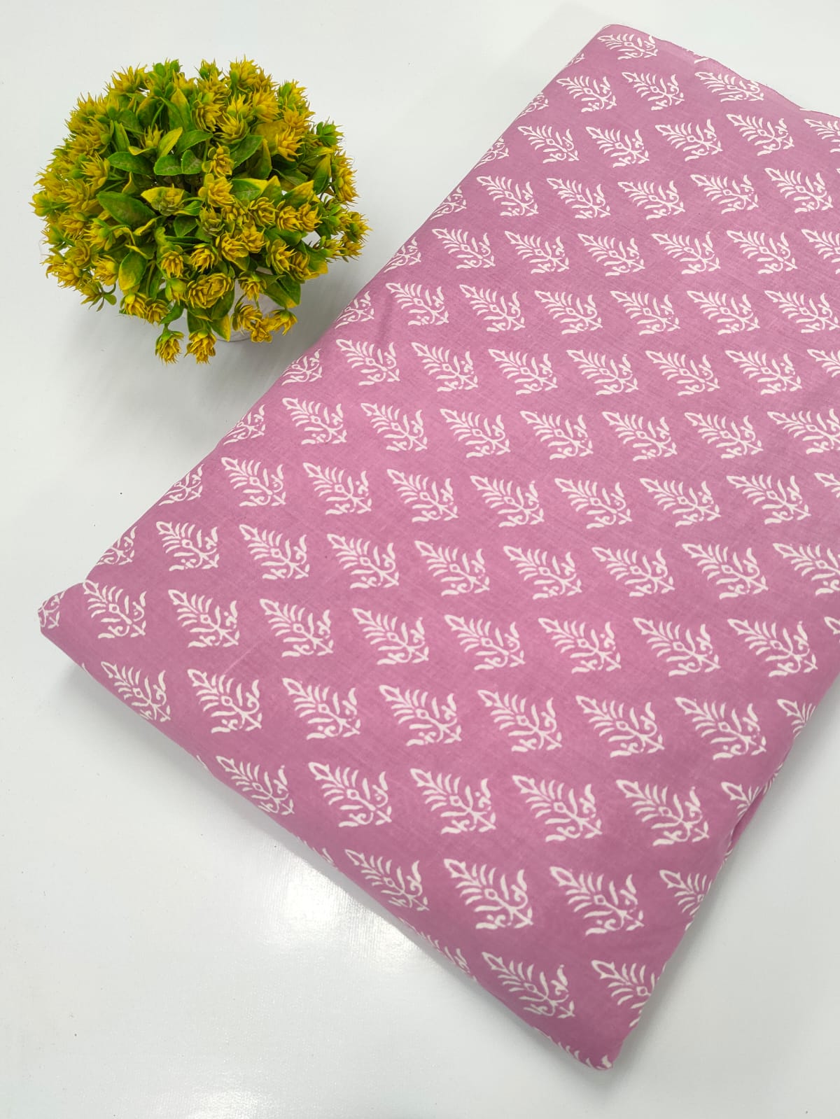 Hand Block Pure Cotton Dress material
