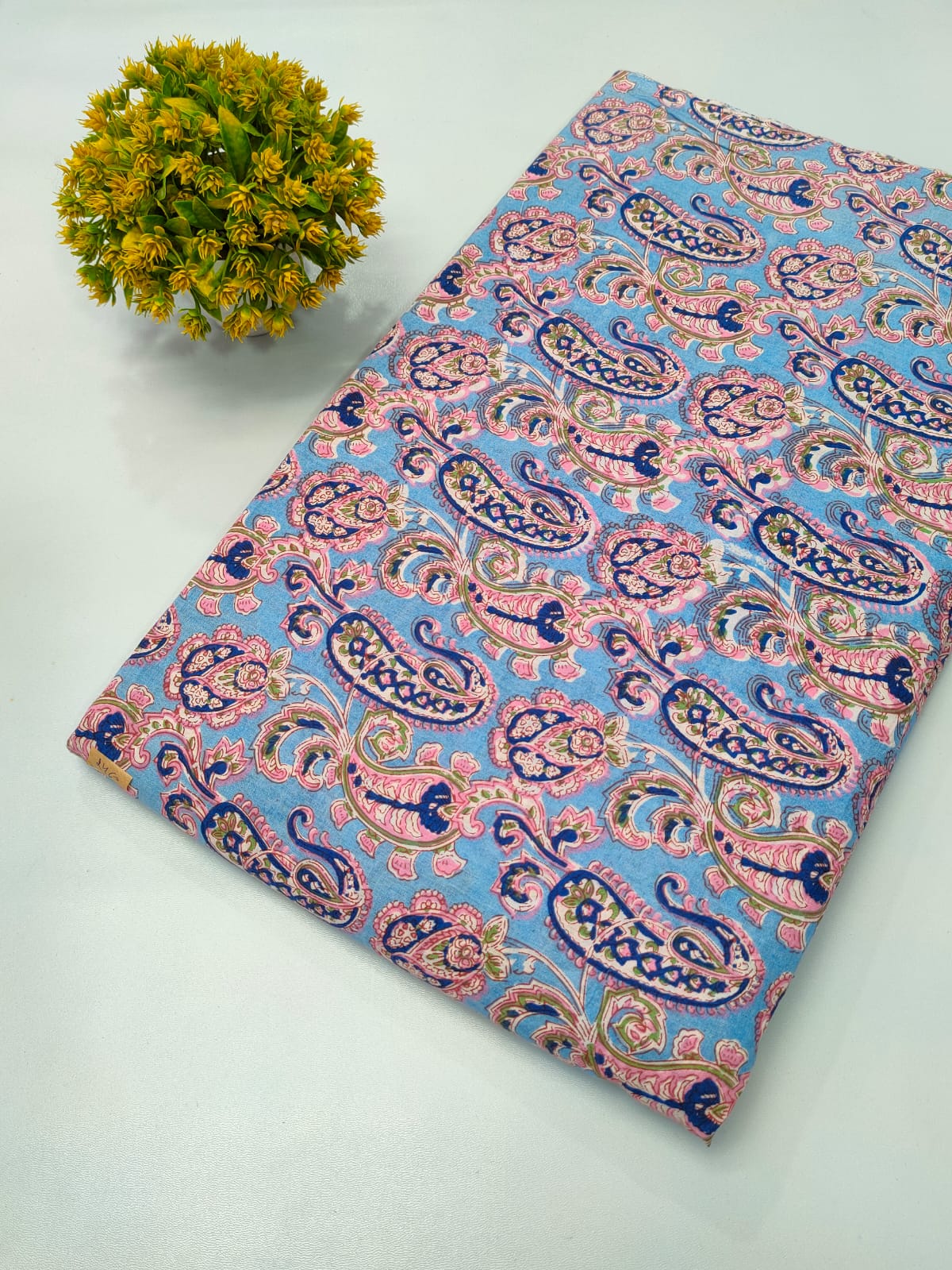 Hand block printed fabrics