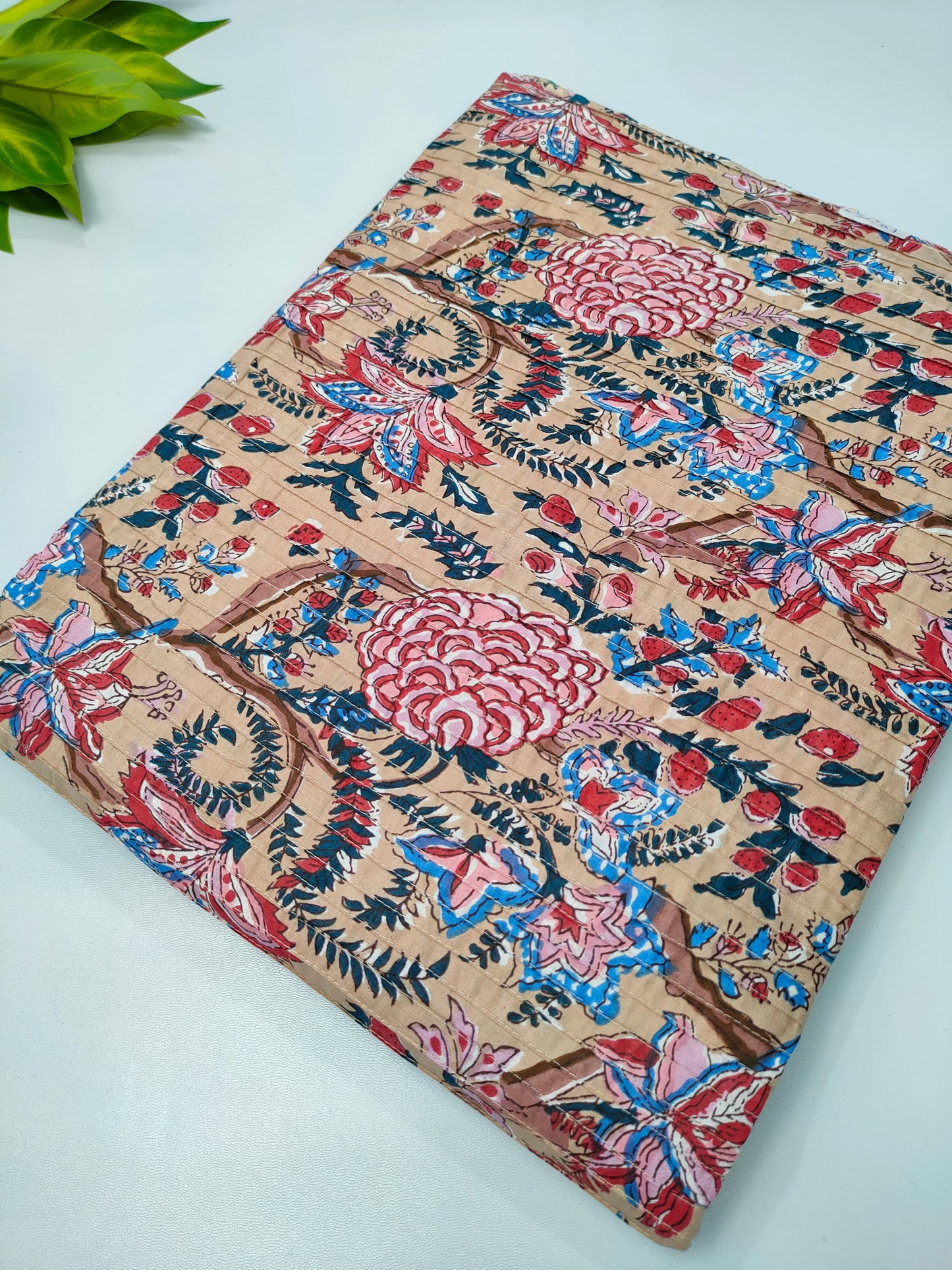 Pin Tuck Cotton Fabrics for dress material