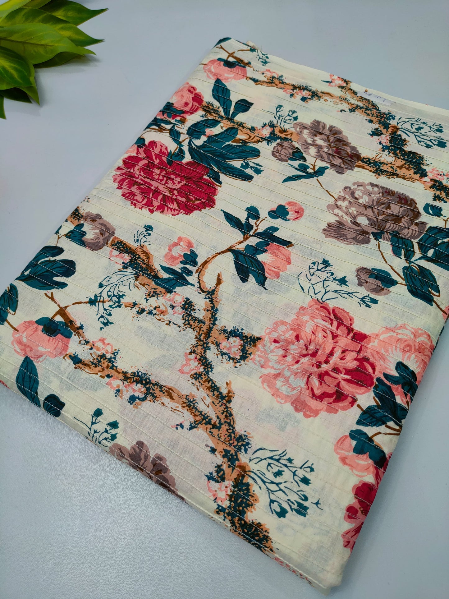 Pin Tuck Cotton Fabrics for dress material