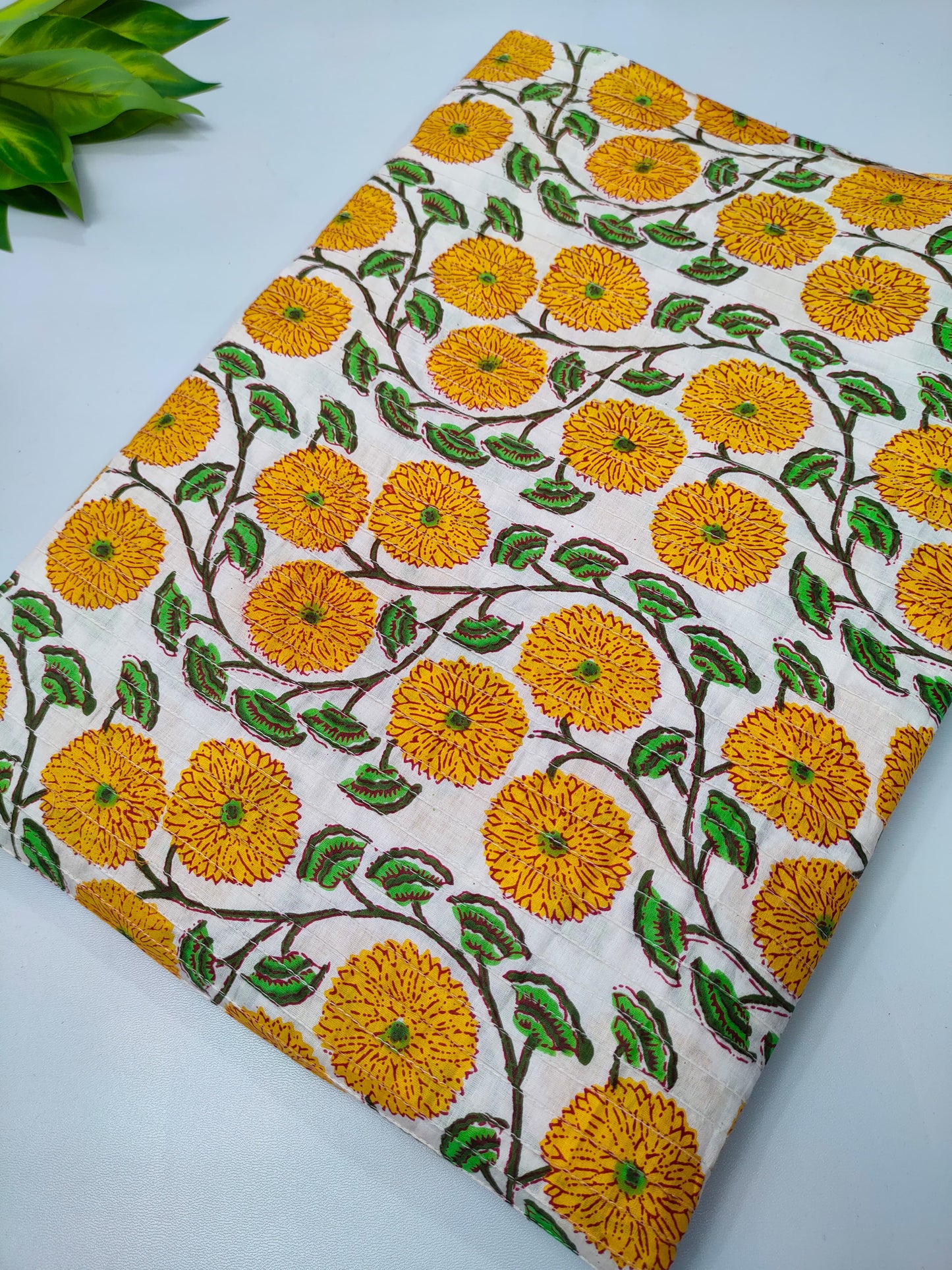 Pin Tuck Cotton Fabrics for dress material