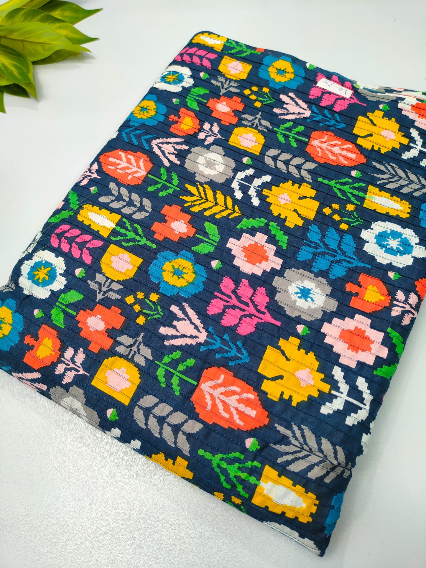 Pin Tuck Cotton Fabrics for dress material