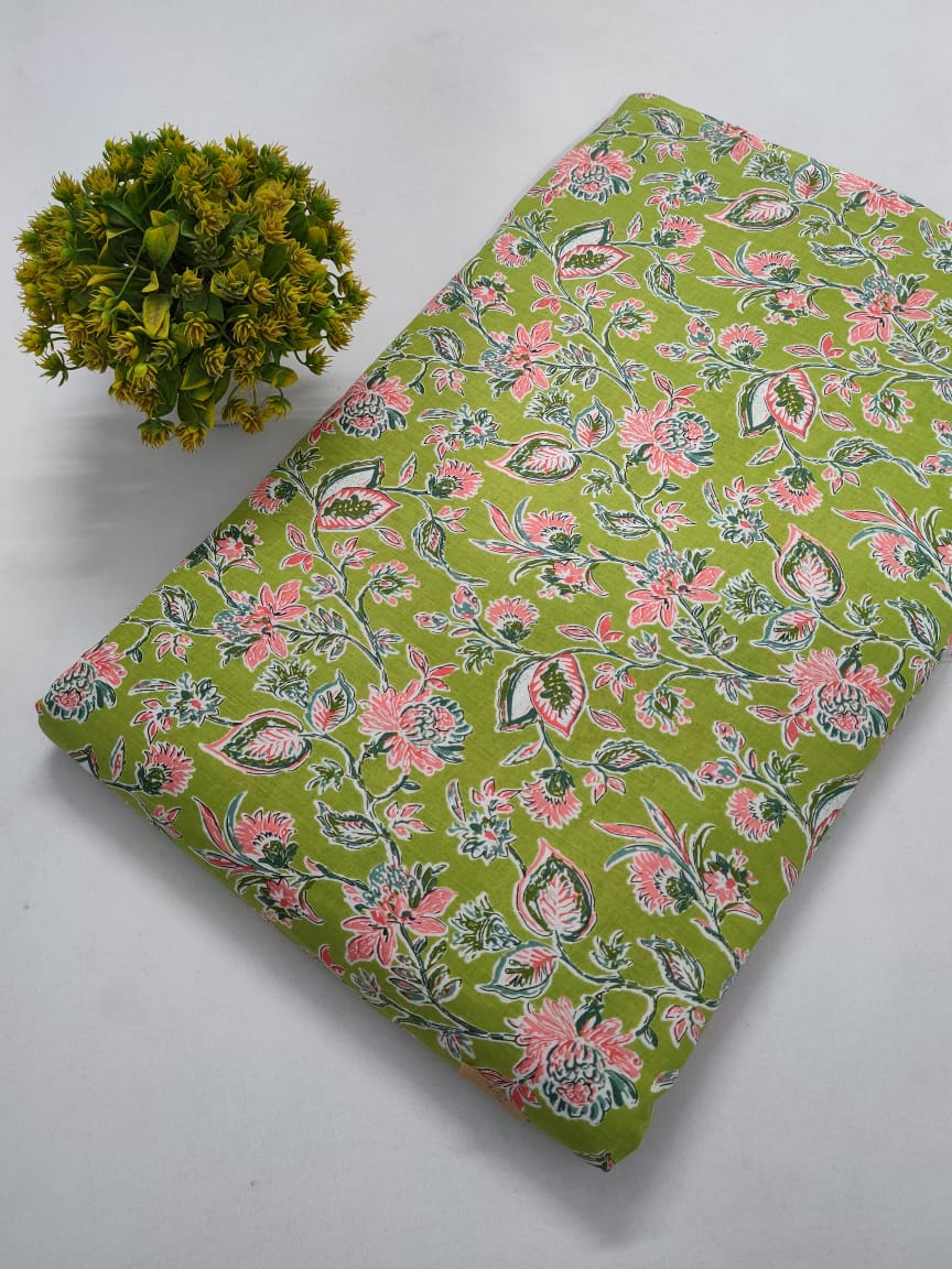 Cotton Printed Fabric Dress Material