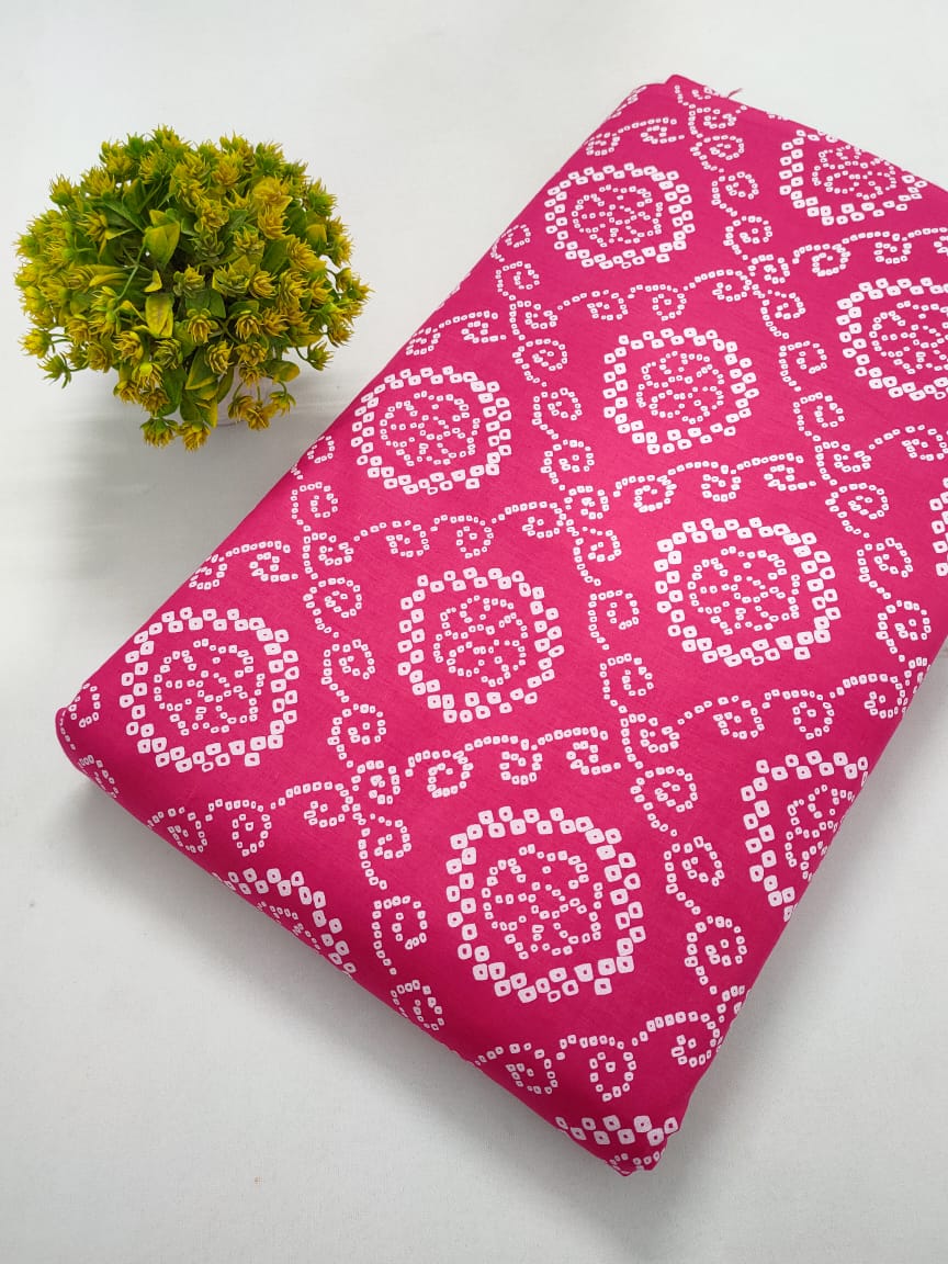 Cotton Printed Fabric Dress Material