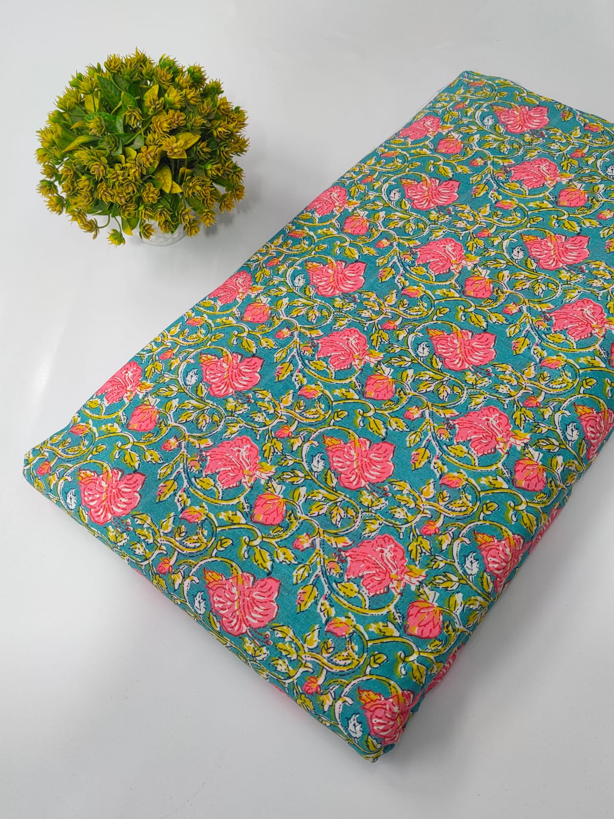 Cotton Printed Fabric Dress Material