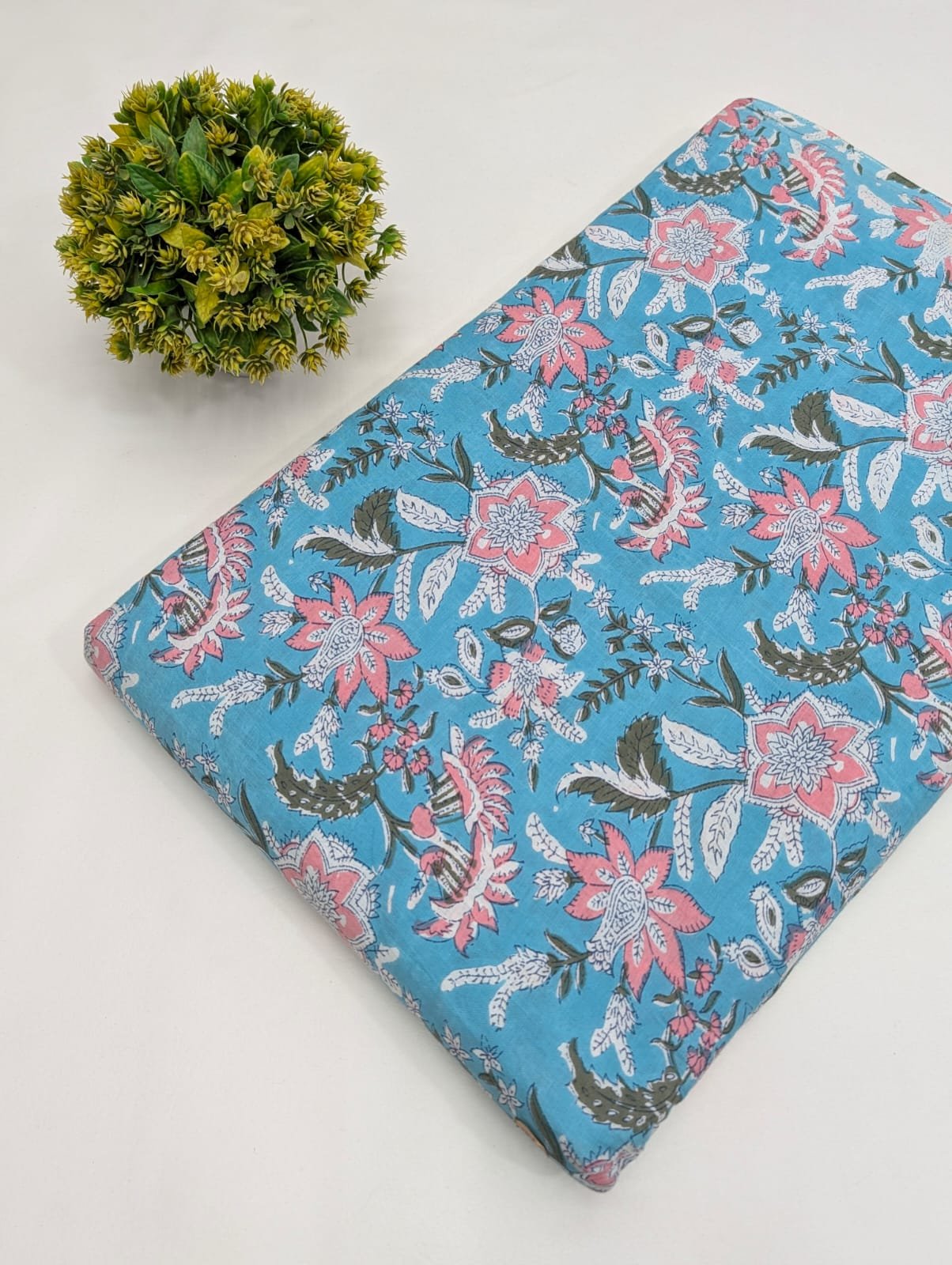 Pure Cotton Dress Material Fabric