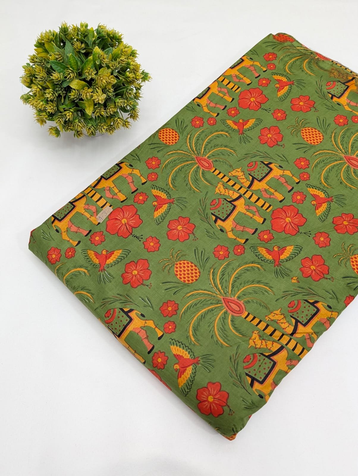 Tulsi Prints Cotton fabric Jaipur Bazar