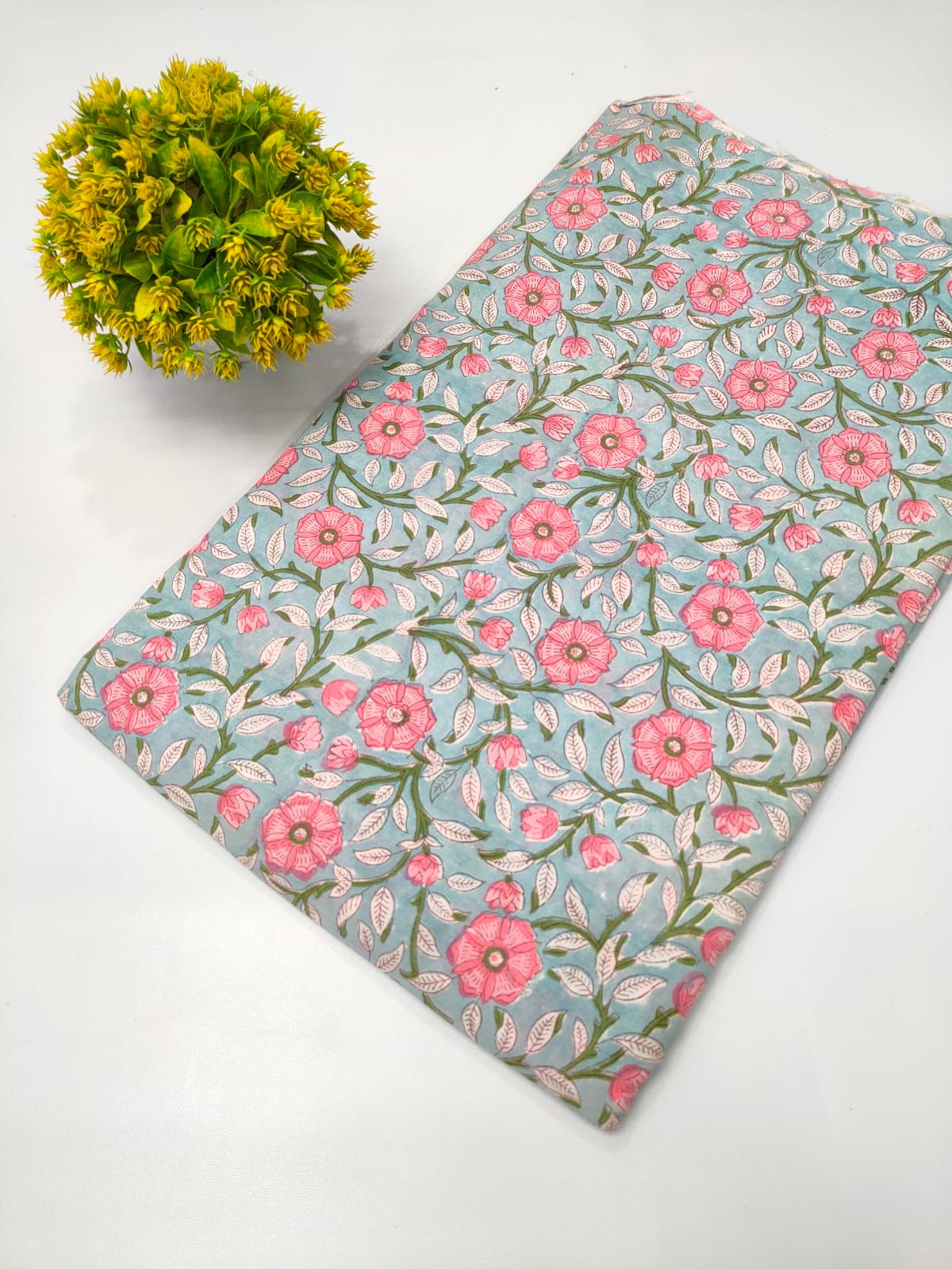 Repit Print Sanganeri hand block printed fabrics