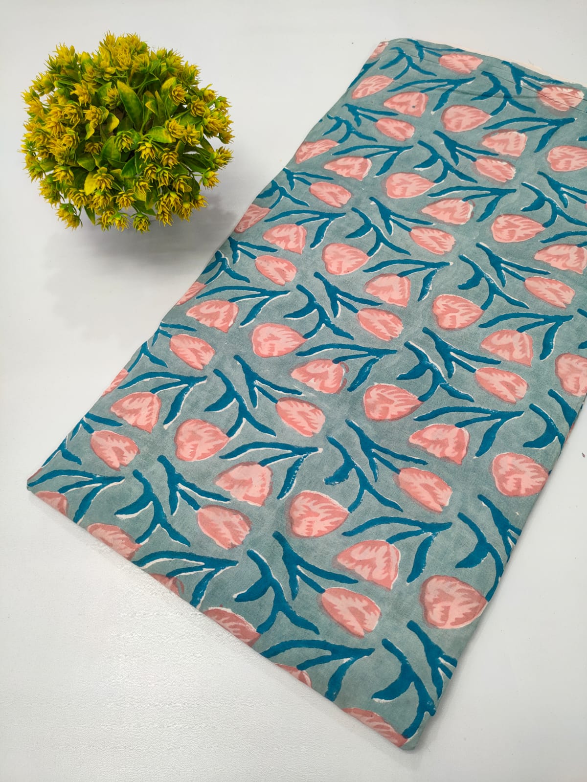 Repit Print Sanganeri hand block printed fabrics