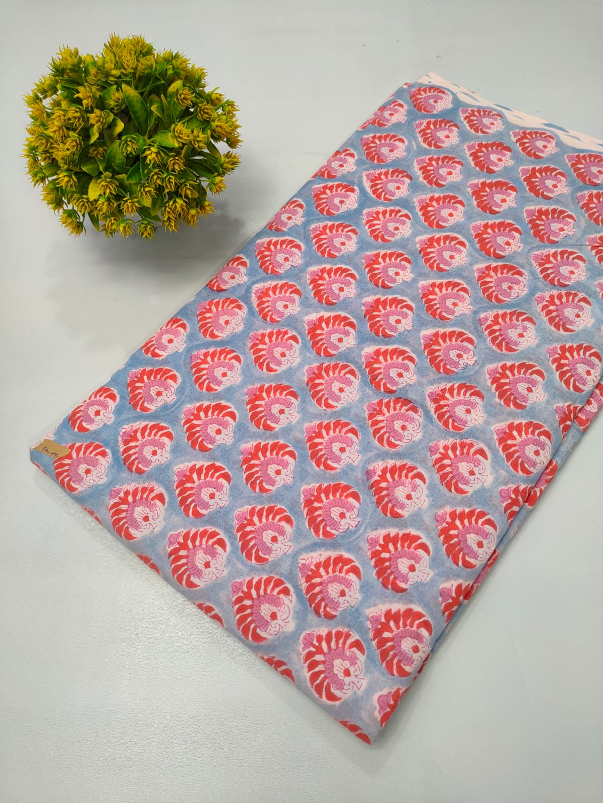Repit Print Sanganeri hand block printed fabrics