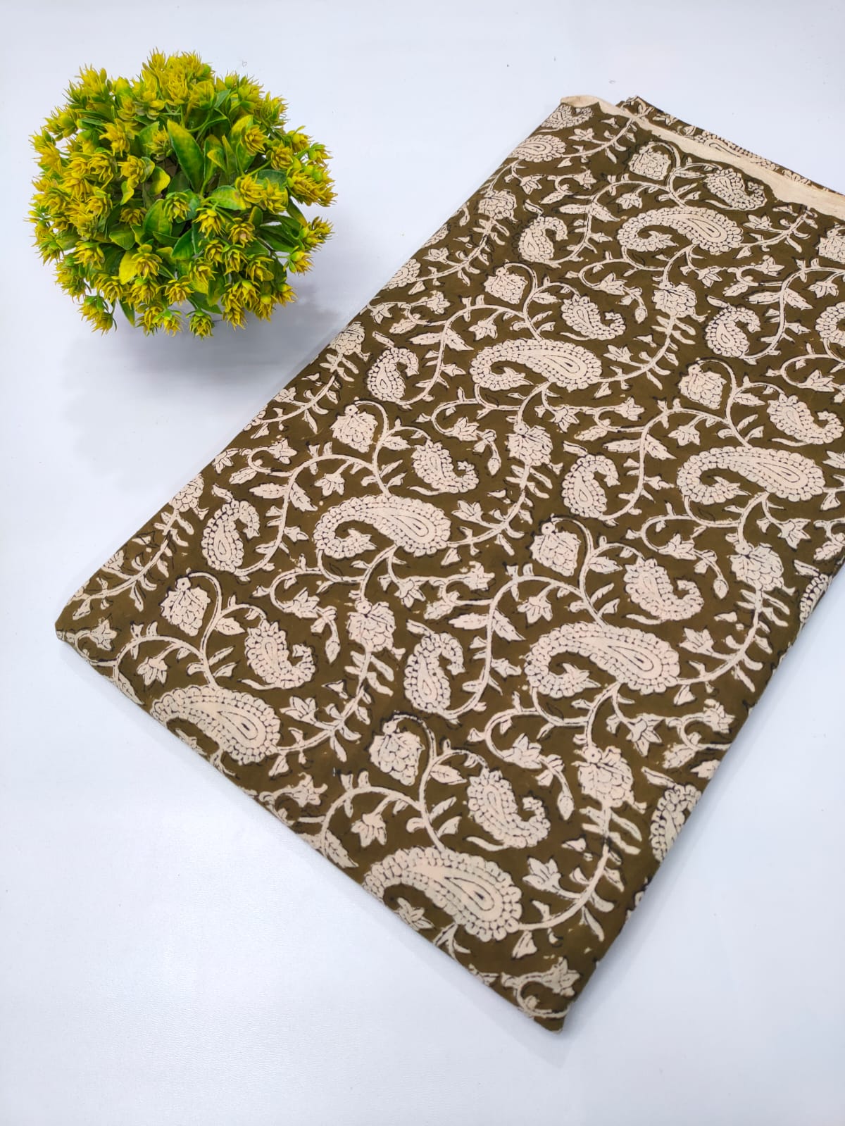 Bagru Hand block printed pure cotton fabric