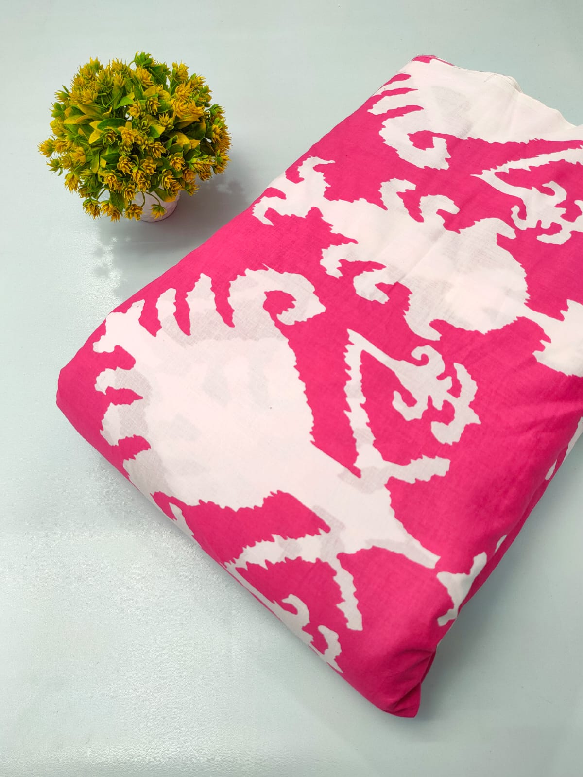 Pure Cotton Fabric Screen Printed