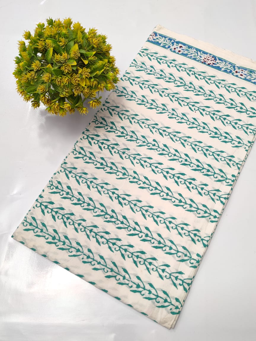 Hand Block Pure Cotton Dress material