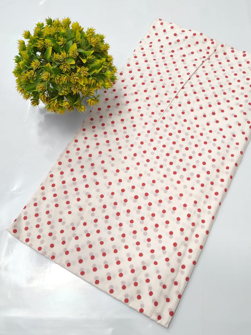 Hand Block Pure Cotton Dress material