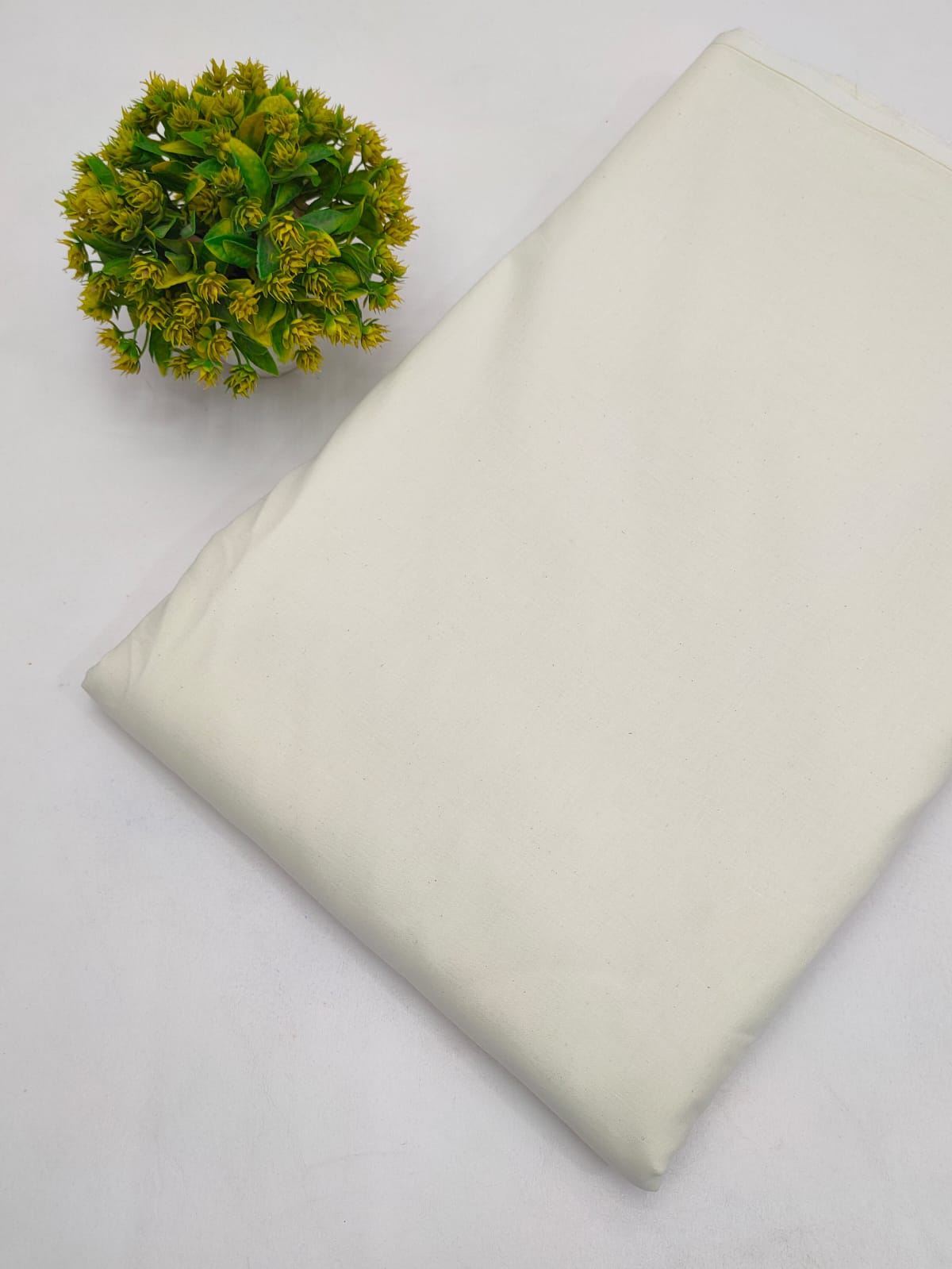 Plain pure cotton fabric