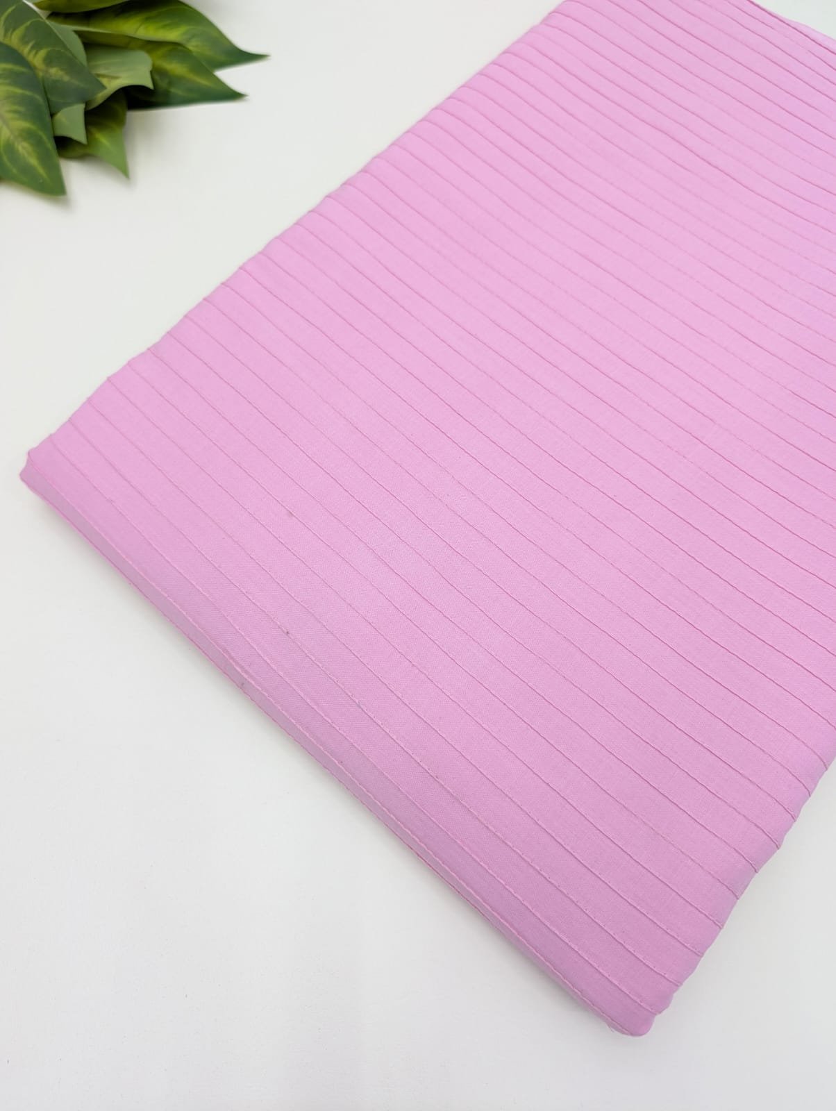 Pin Tuck Cotton Fabrics for dress material
