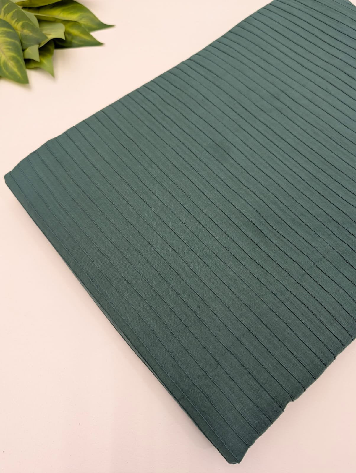 Pin Tuck Cotton Fabrics for dress material