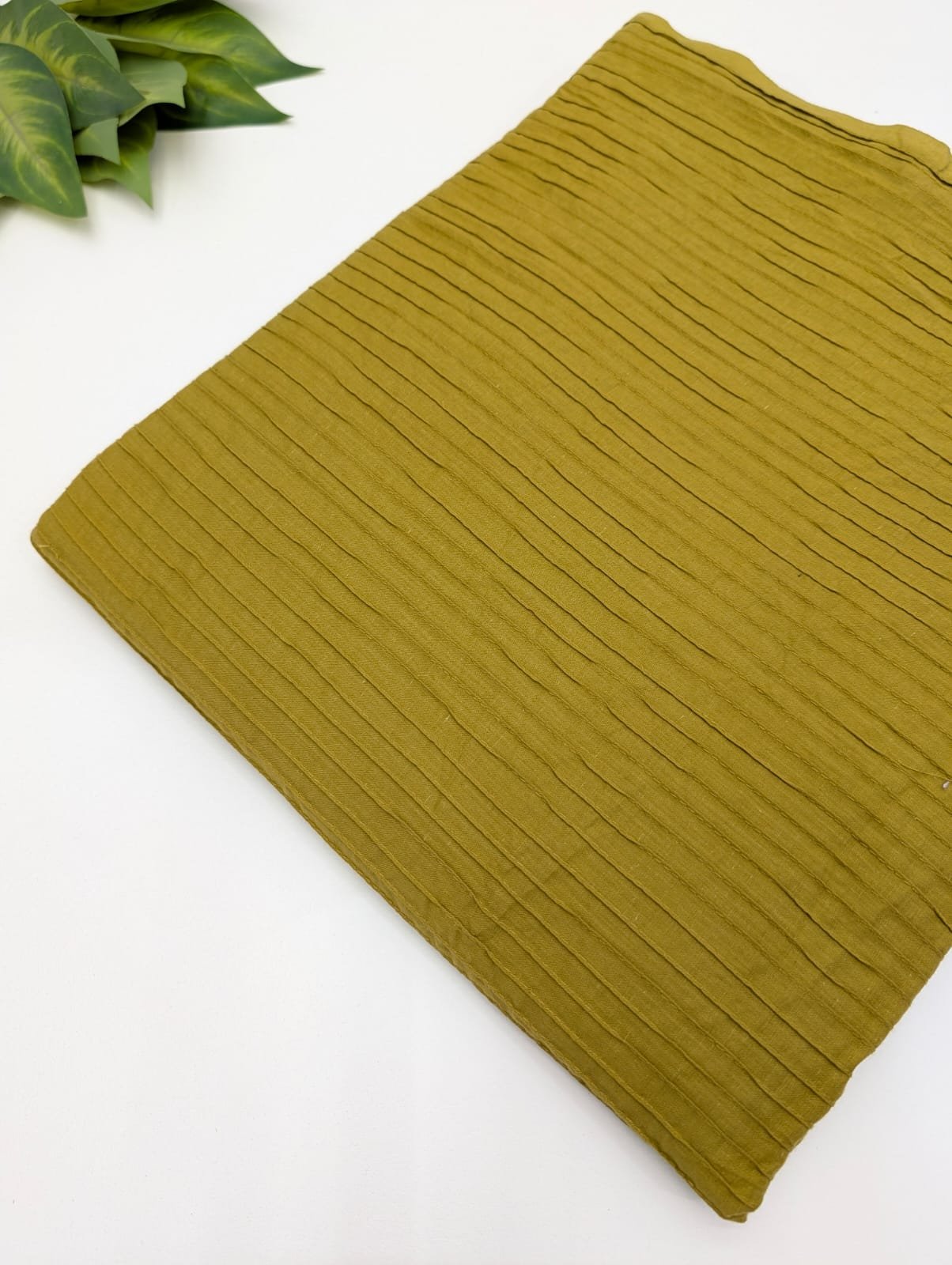 Pin Tuck Cotton Fabrics for dress material