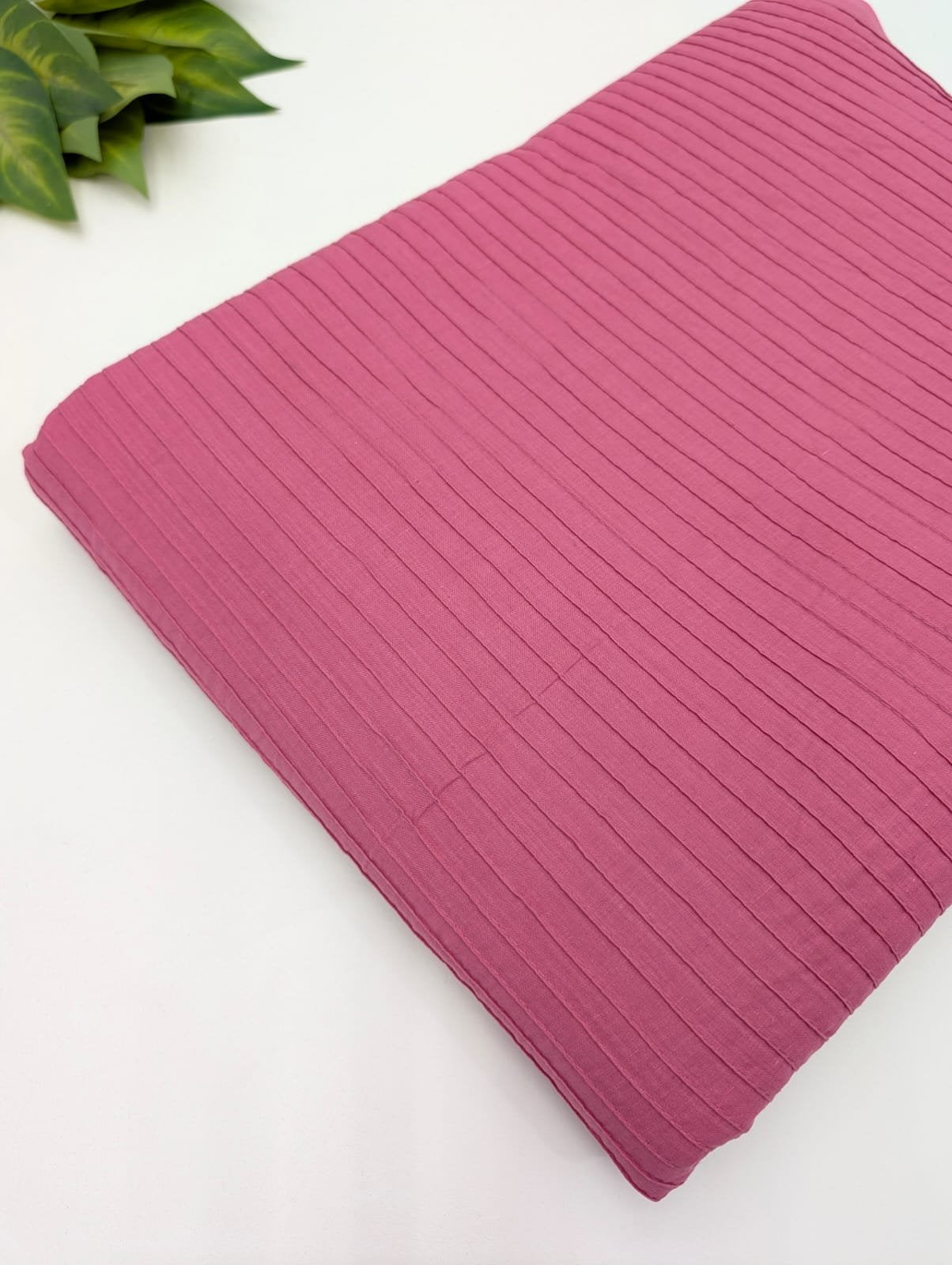 Pin Tuck Cotton Fabrics for dress material