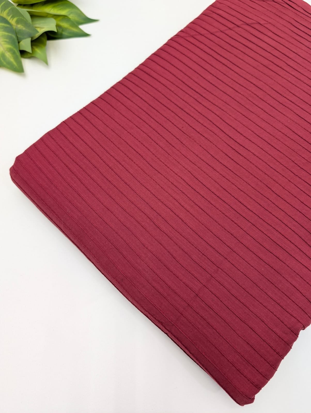 Pin Tuck Cotton Fabrics for dress material