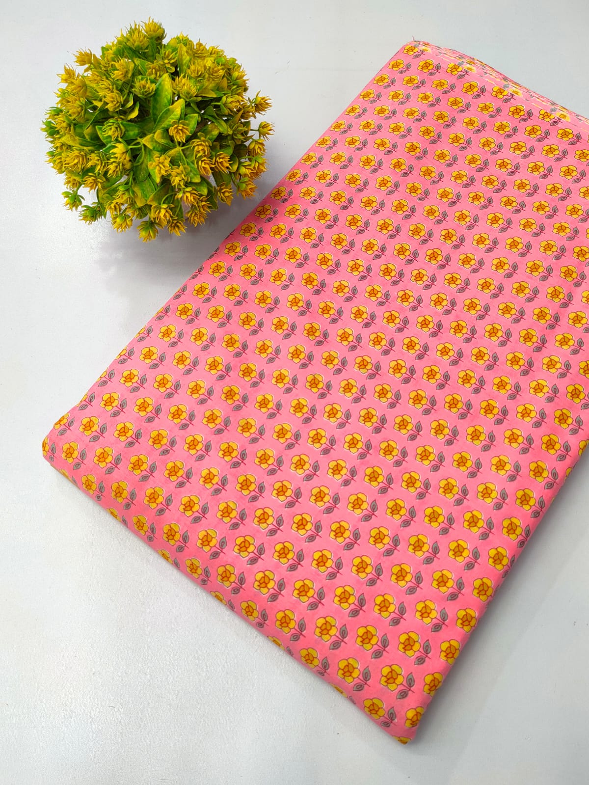 Pure Cotton Fabric Screen Printed