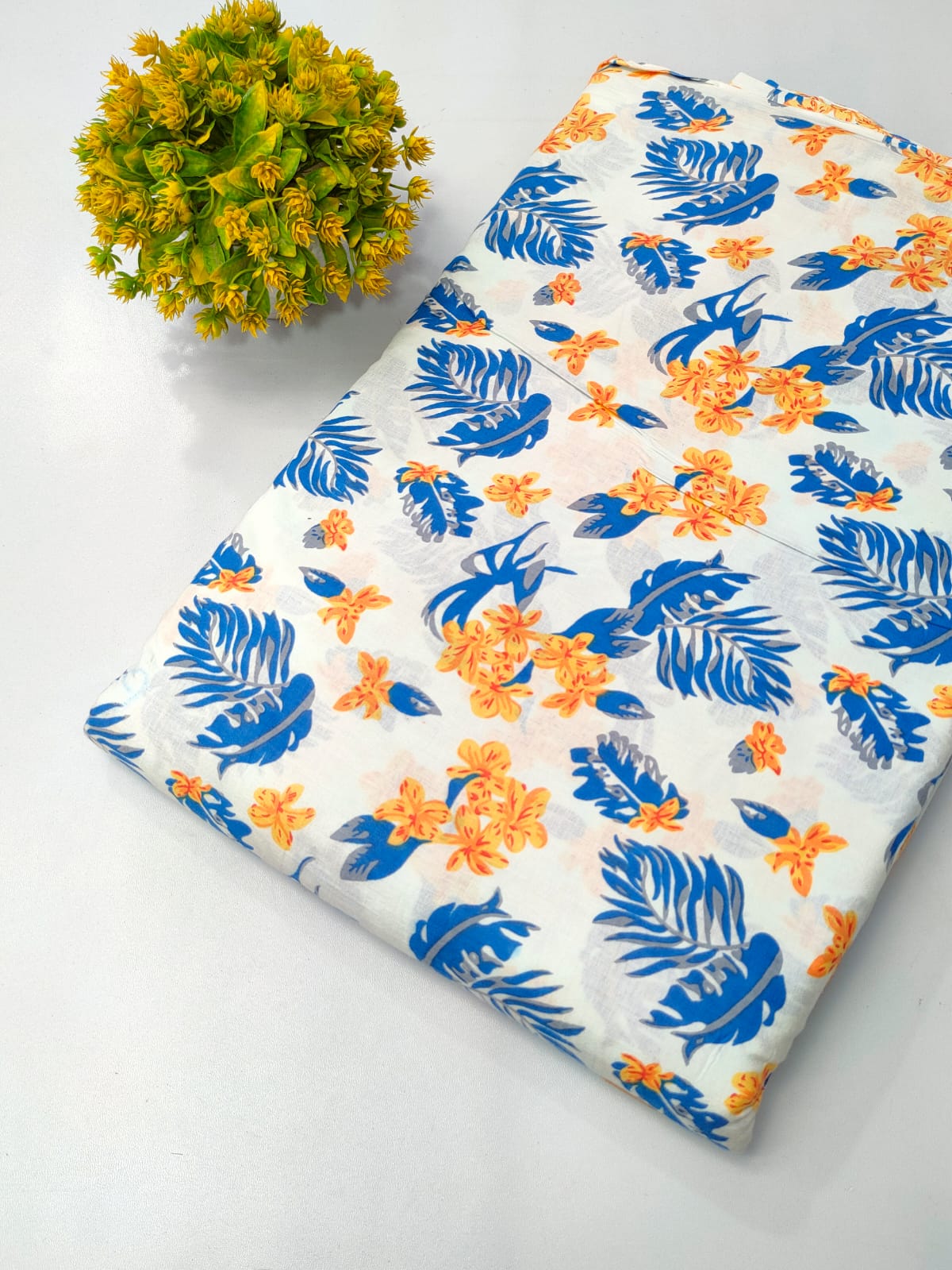 Pure Cotton Fabric Screen Printed