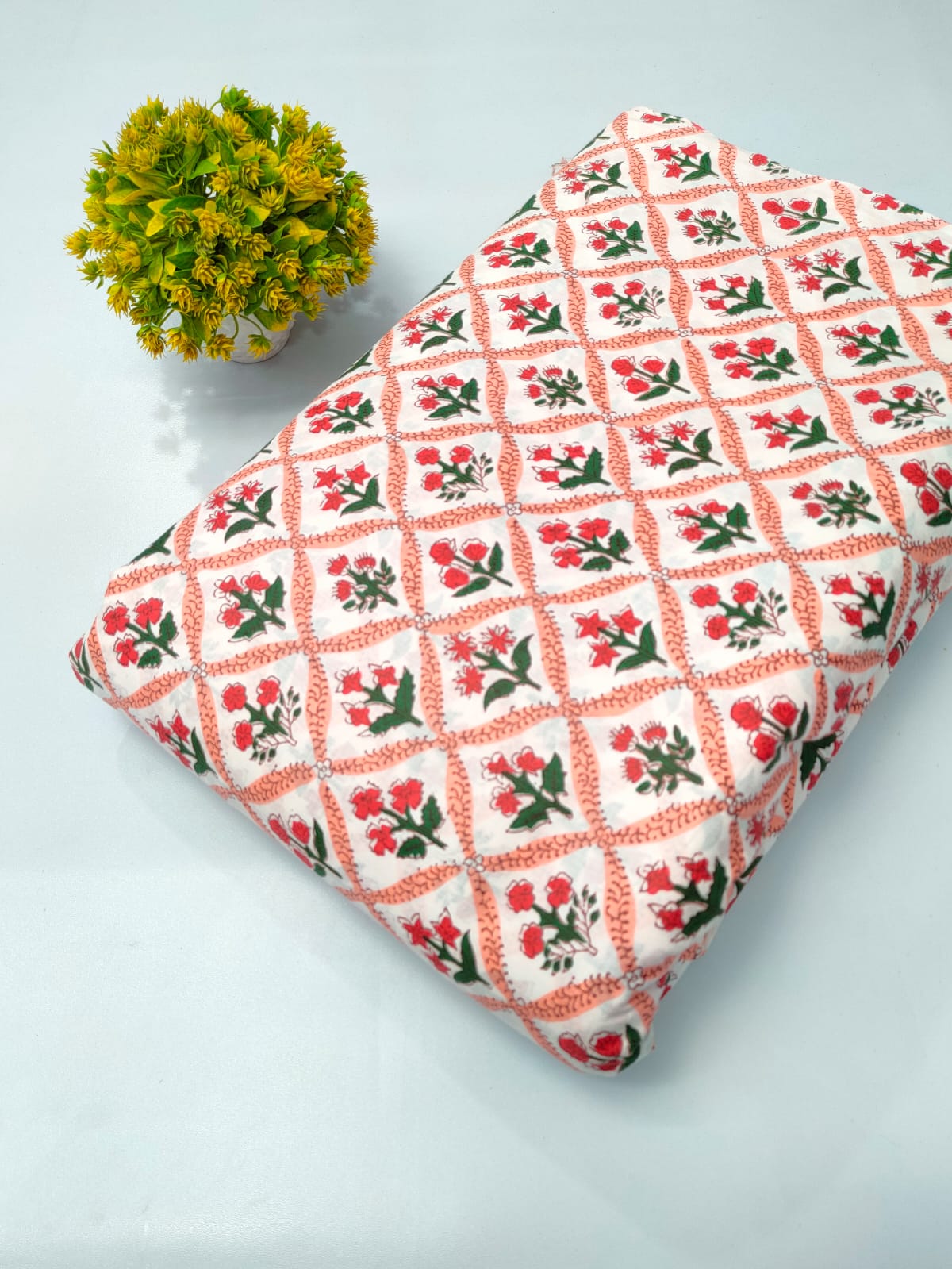 Pure Cotton Fabric Screen Printed