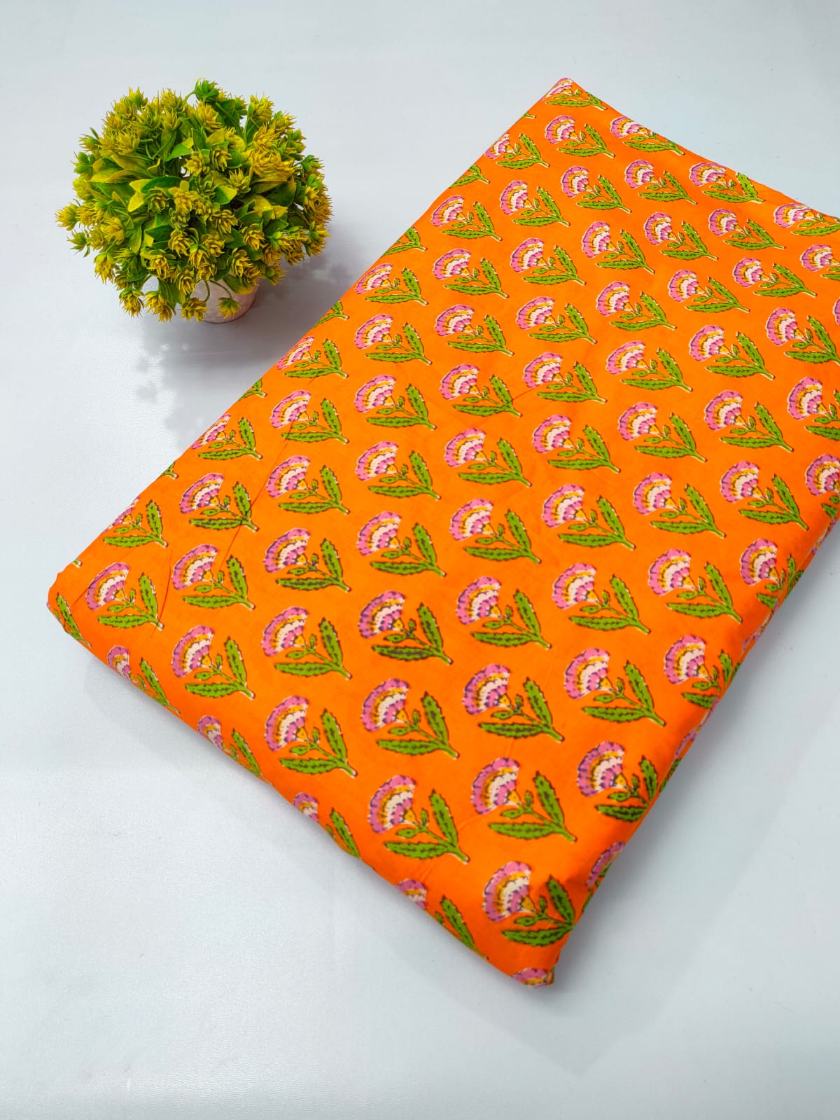 Pure Cotton Fabric Screen Printed