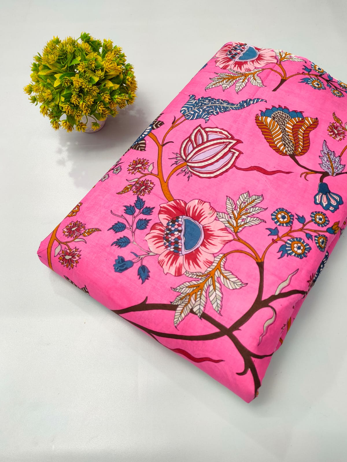 Pure Cotton Fabric Screen Printed