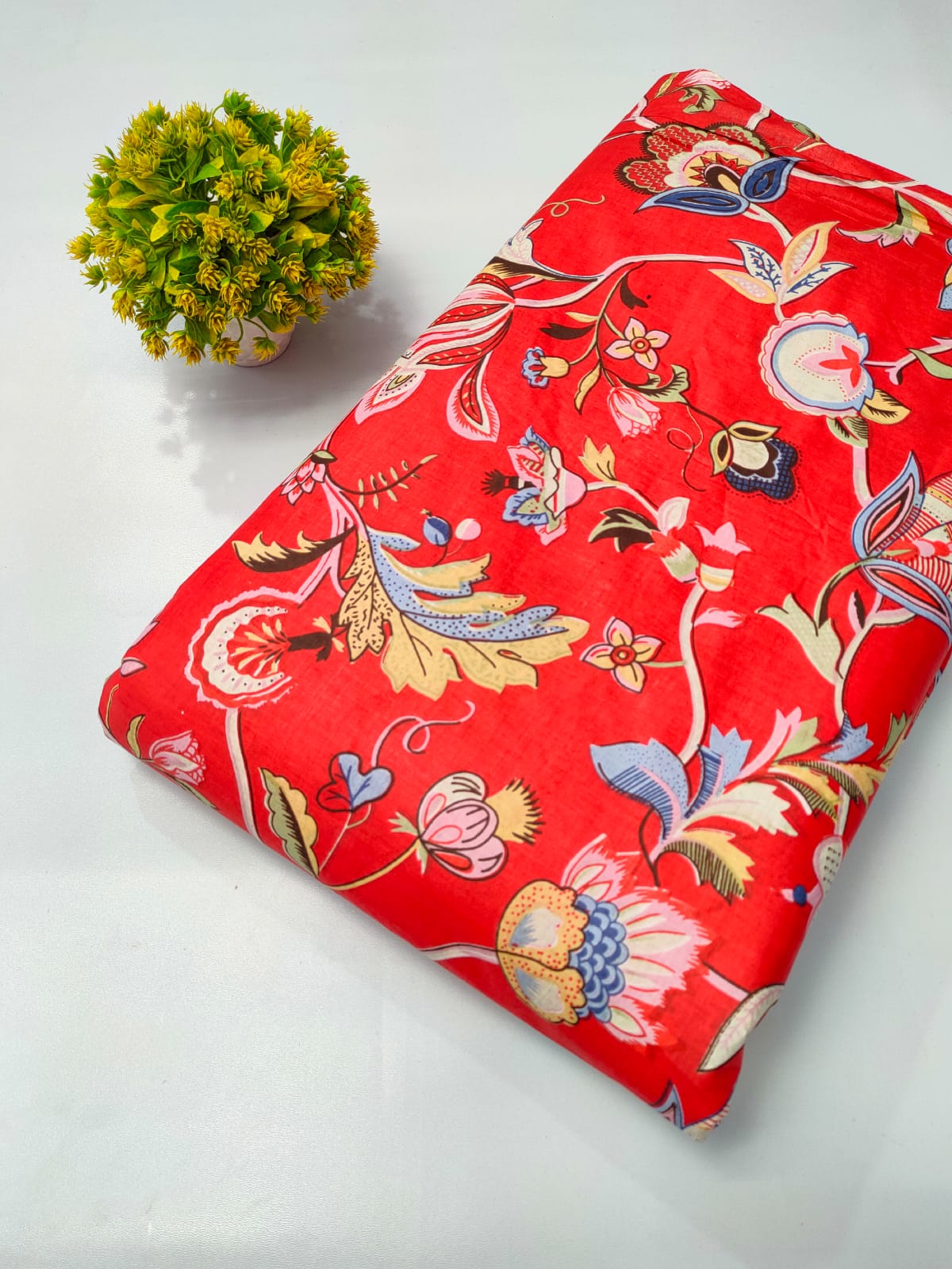 Pure Cotton Fabric Screen Printed