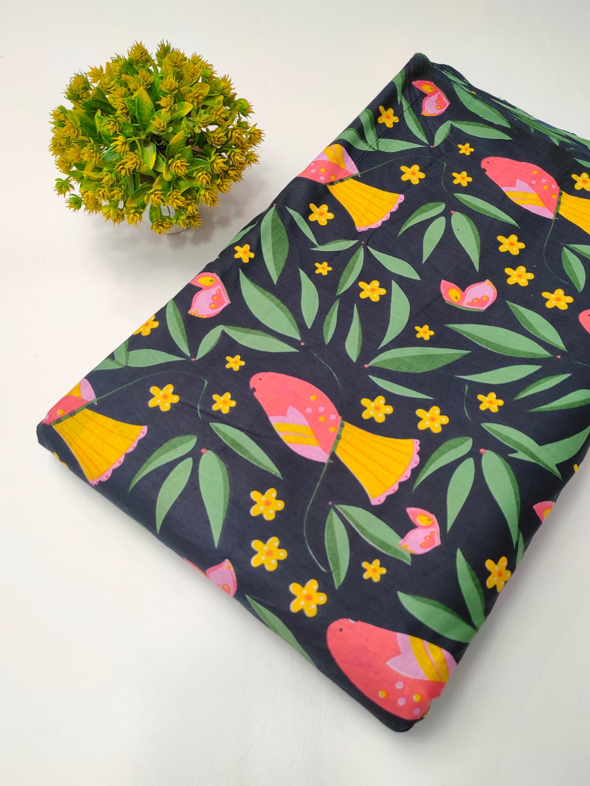 Latest cotton fabrics design