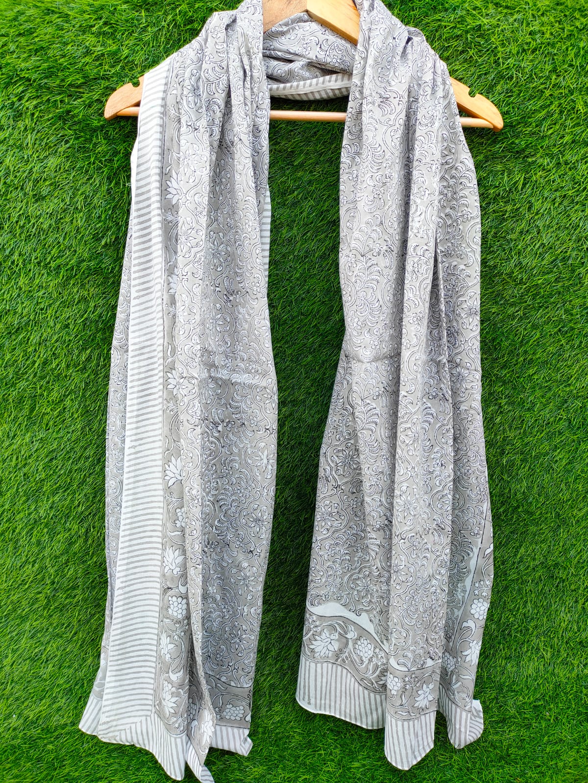 Dupatta Stole 2 meter hand block printed