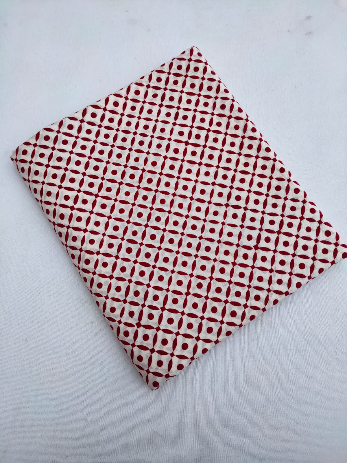 Bagru Pure Cotton Hand Block Fabric - JBRBK693