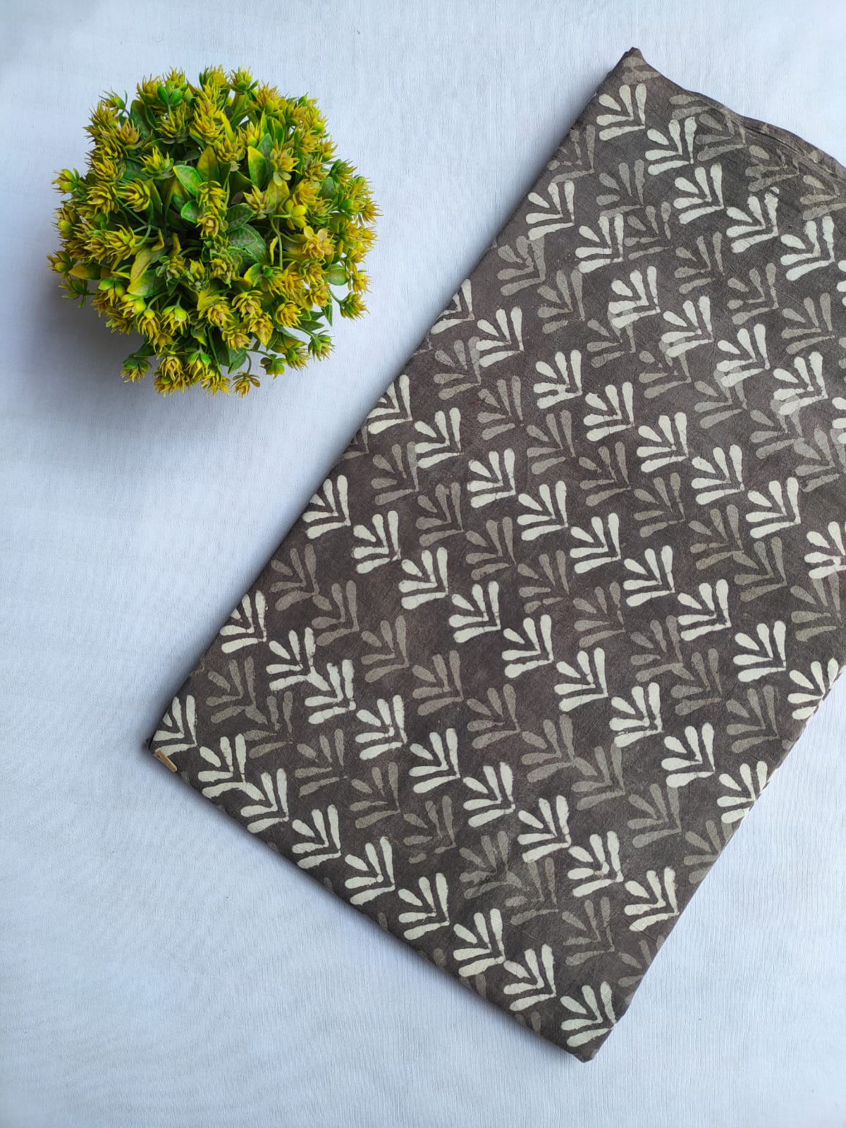 Bagru Dabu Indigo Batik Hand Block Cotton Fabric