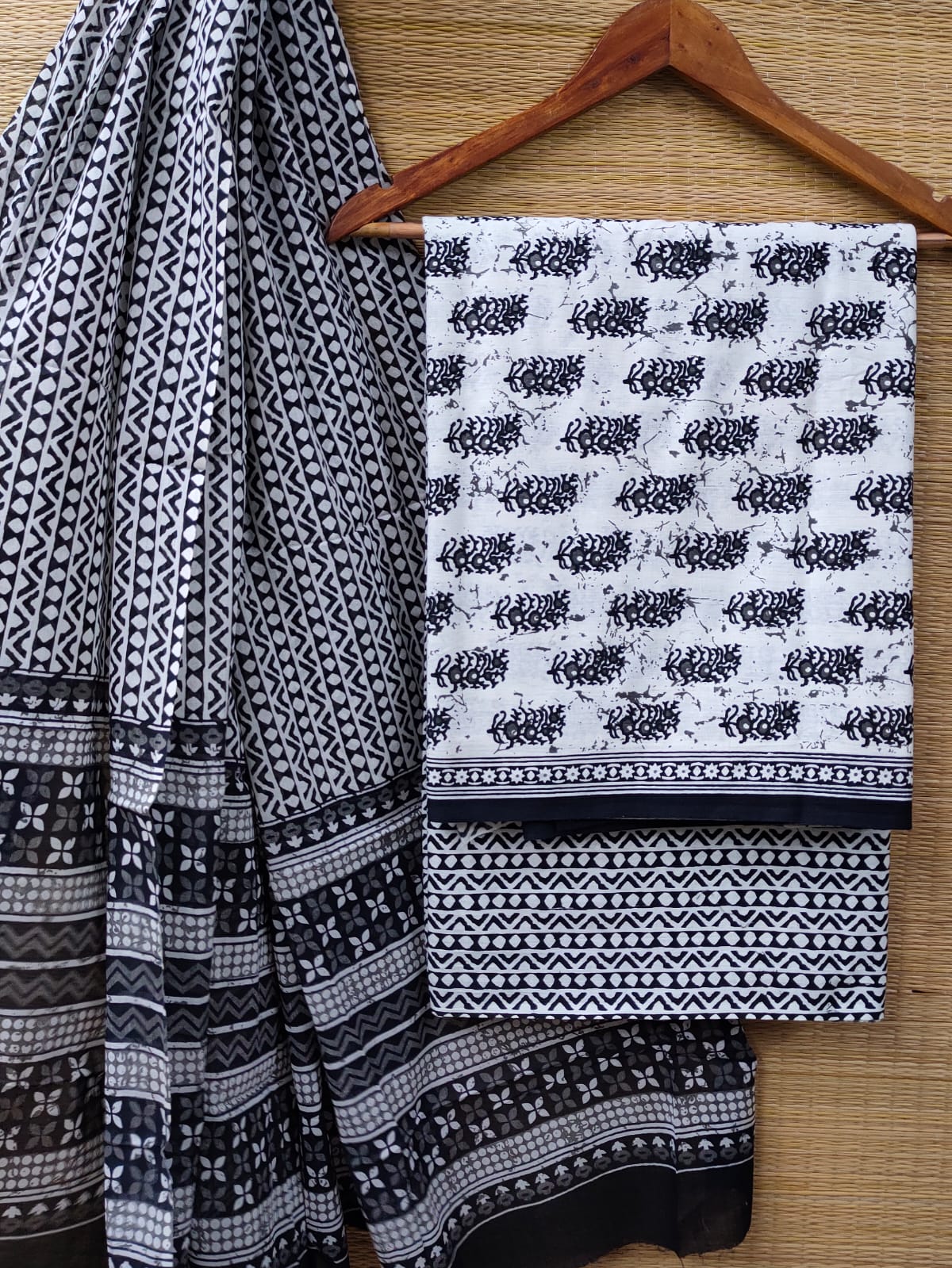 Cotton Salwar Suit set with cotton dupatta