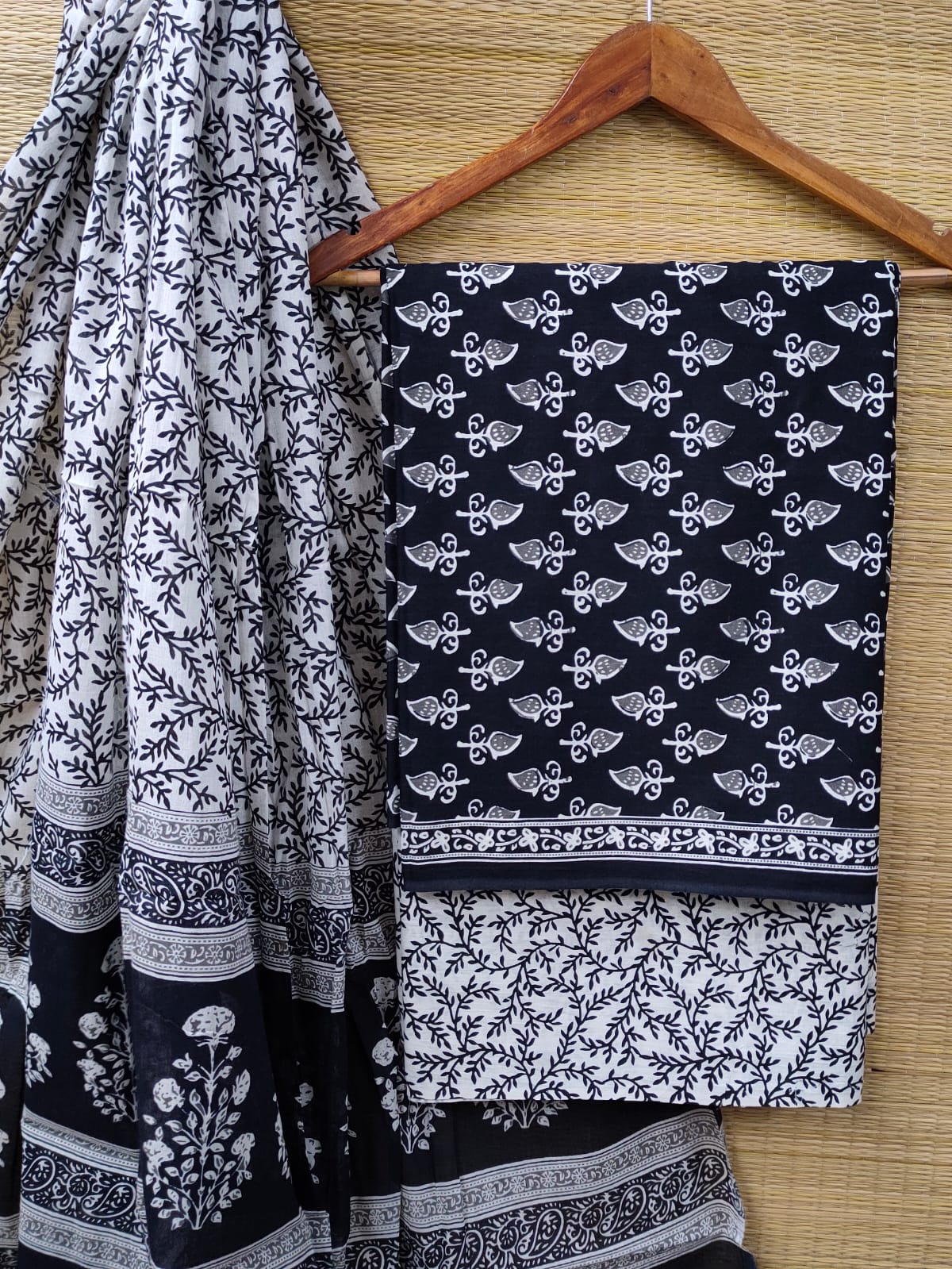 Cotton Salwar Suit set with cotton dupatta