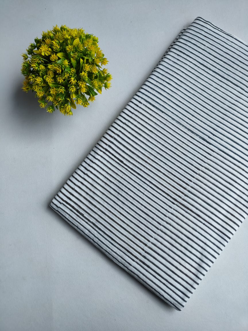 Jaipuri Hand Block Pure Cotton Fabric - JBTMZ66