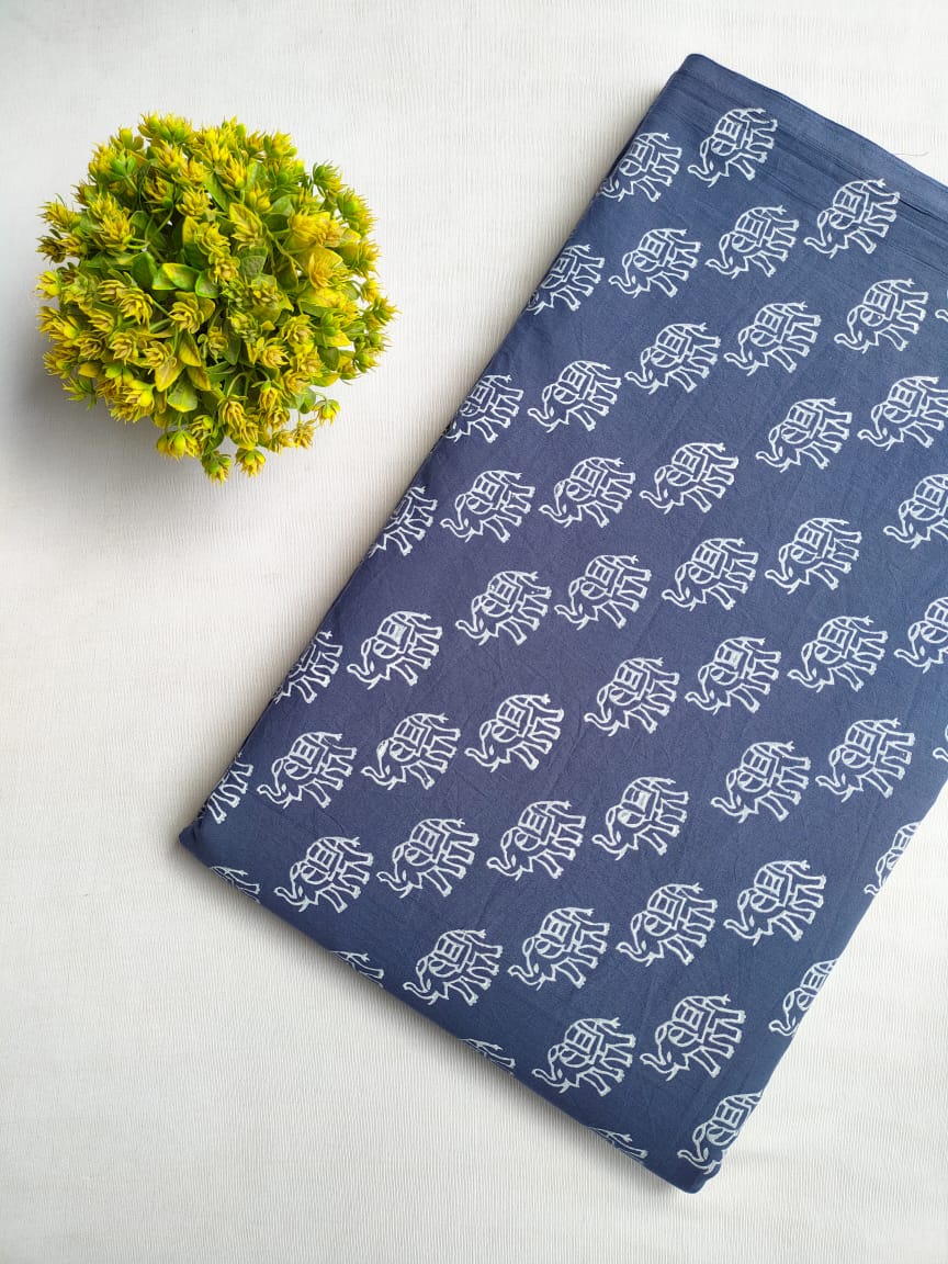 Hand Block Cotton Fabrics Jaipur Bazar