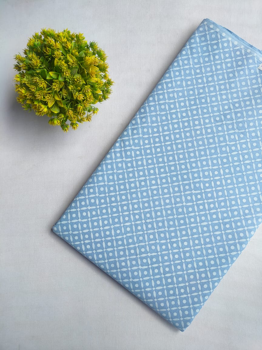 Hand Block Cotton Fabrics Jaipur Bazar