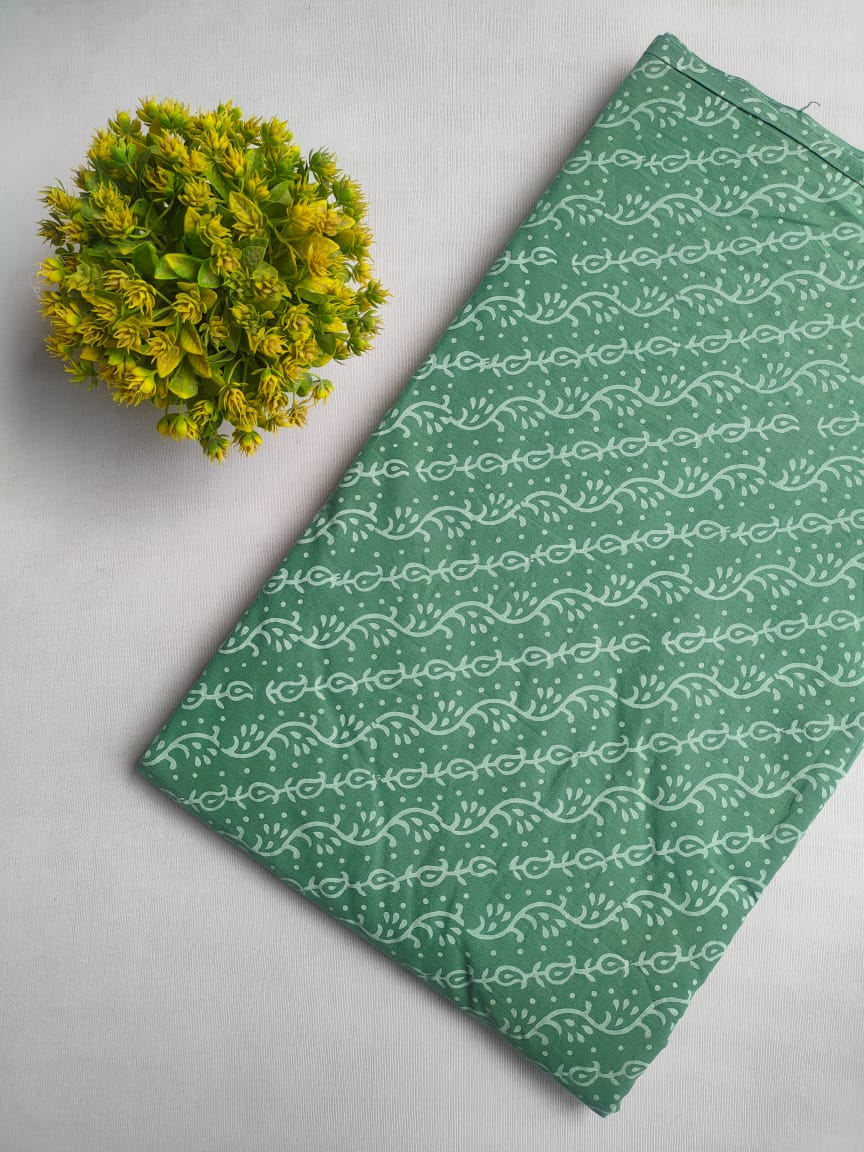 Hand Block Cotton Fabrics Jaipur Bazar