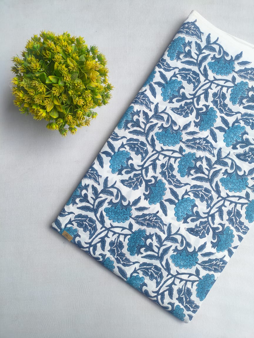 Handblock cotton fabrics jaipur bazar