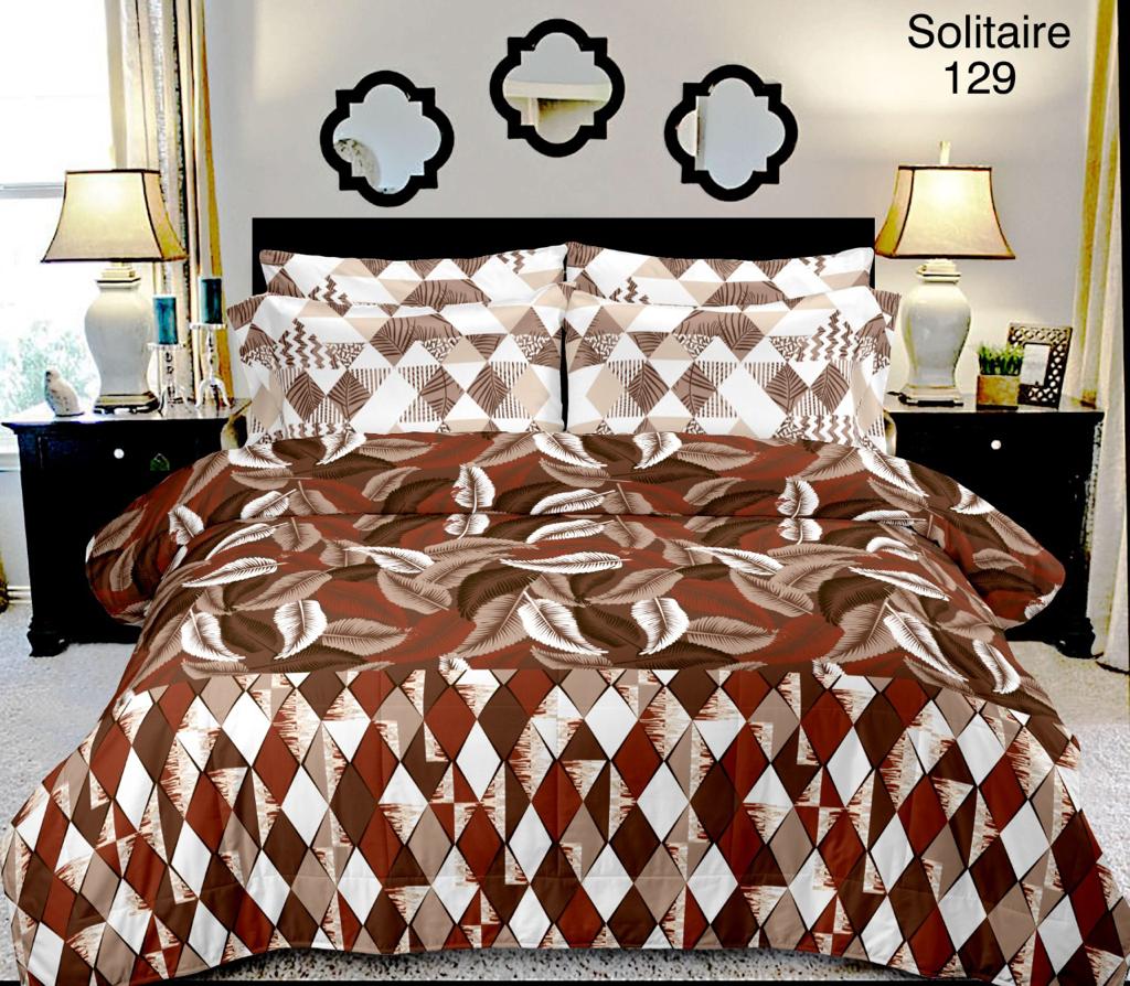 Cotton Jumbo Size 108"x108" Bedsheet With 2 Pillow Covers - JBNBJ1