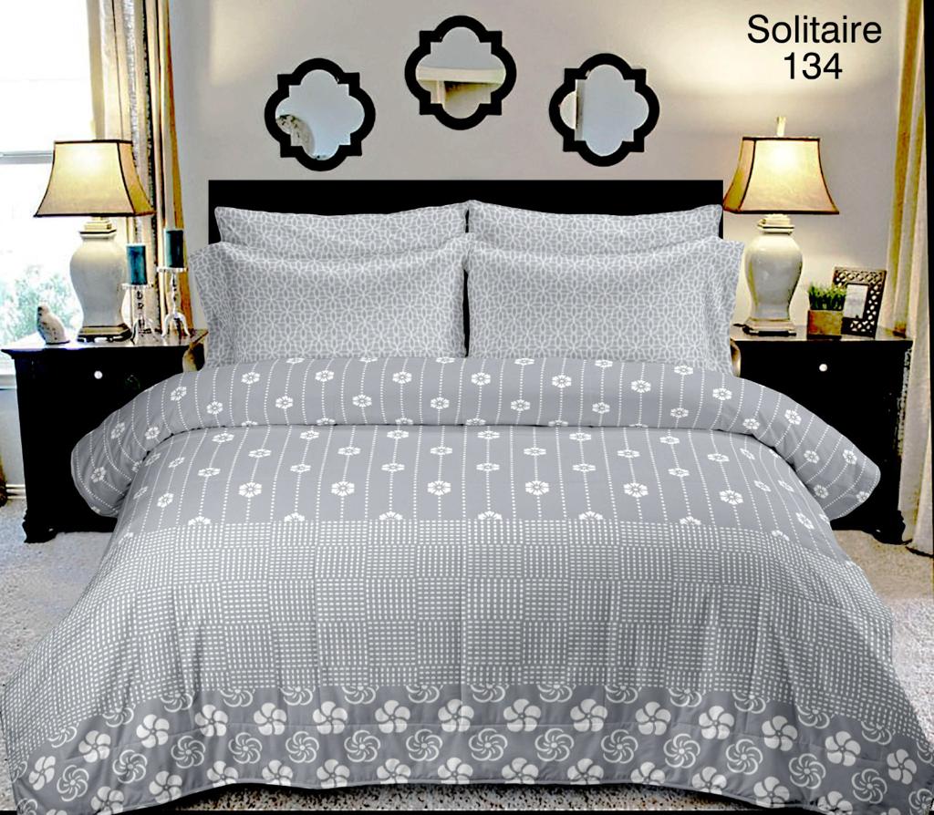 100% Pure Cotton King Size Double Bedsheet With 2 Pillow Covers ( 100 X 108 Inches ) - JBNBK11